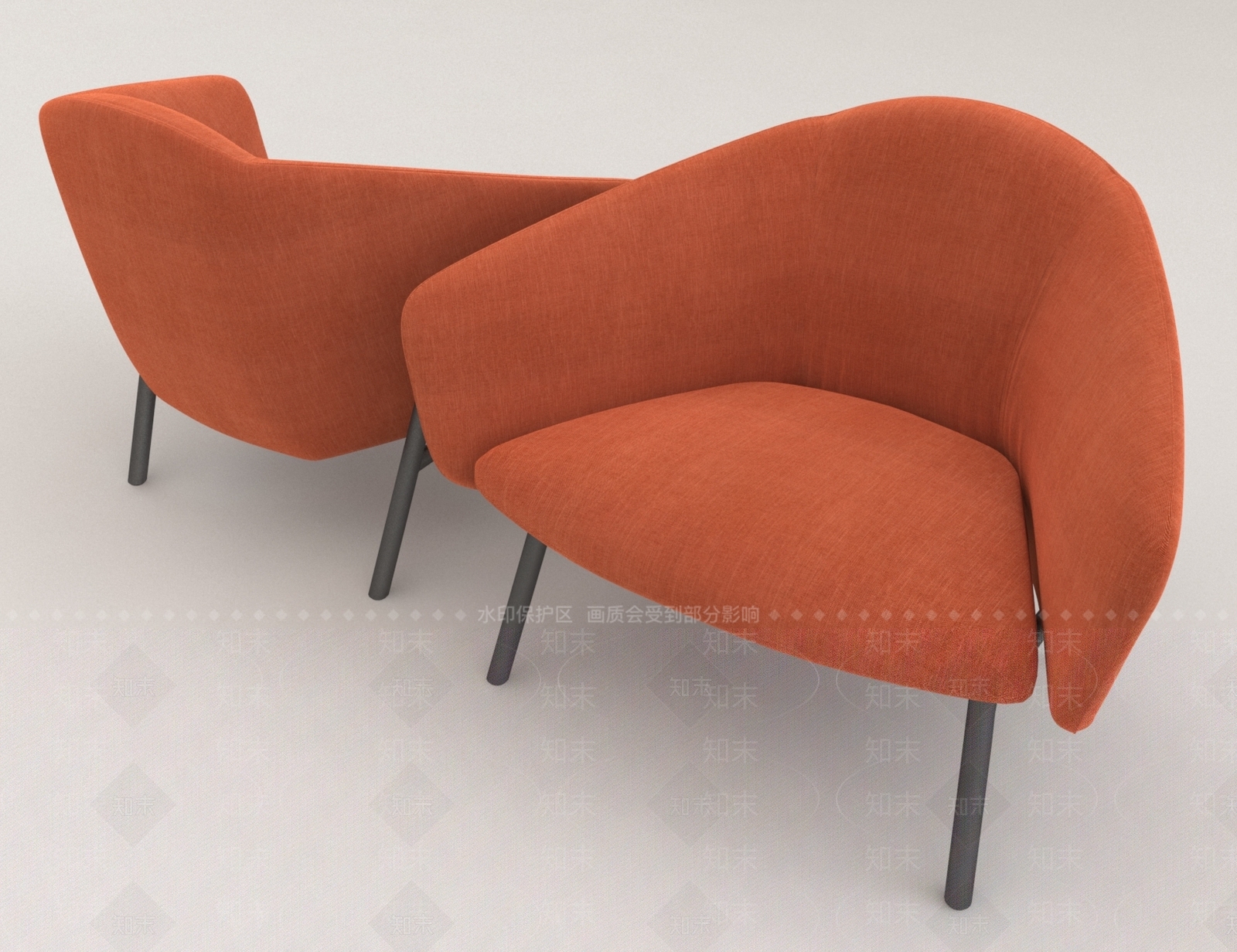 现代沙发休闲沙发躺椅懒人沙发3D模型下载【ID:1157938062】