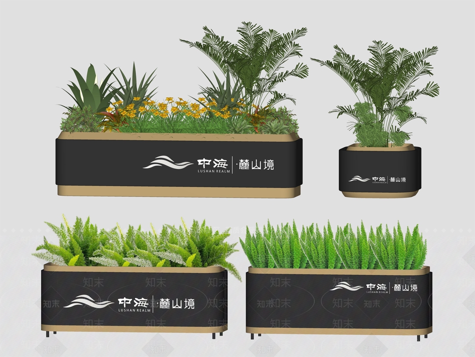 外摆花箱SU模型下载【ID:1157945393】