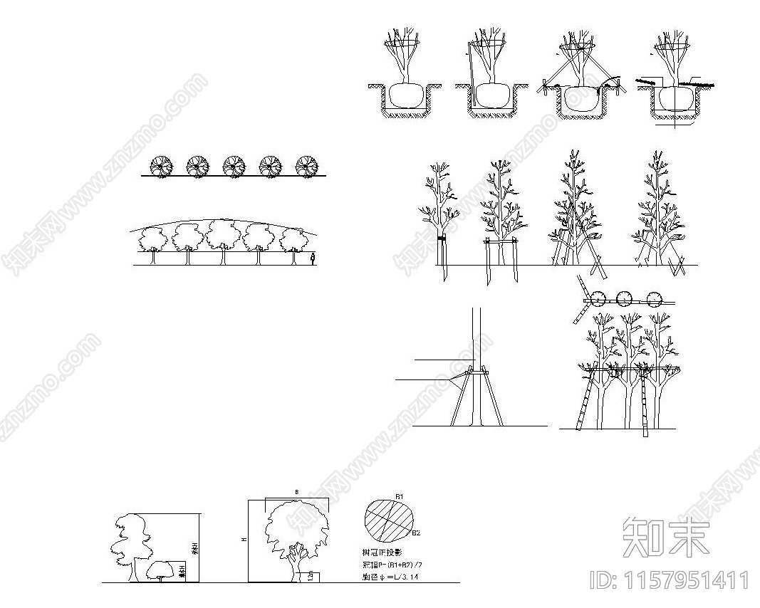 2023平面景观方案cad施工图下载【ID:1157951411】