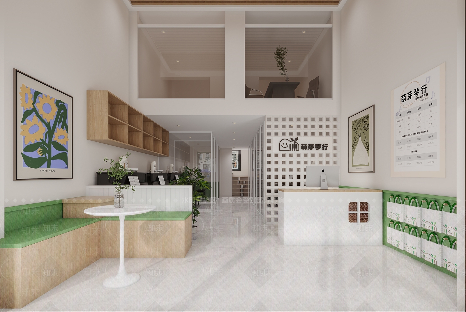 现代琴行3D模型下载【ID:1157952293】