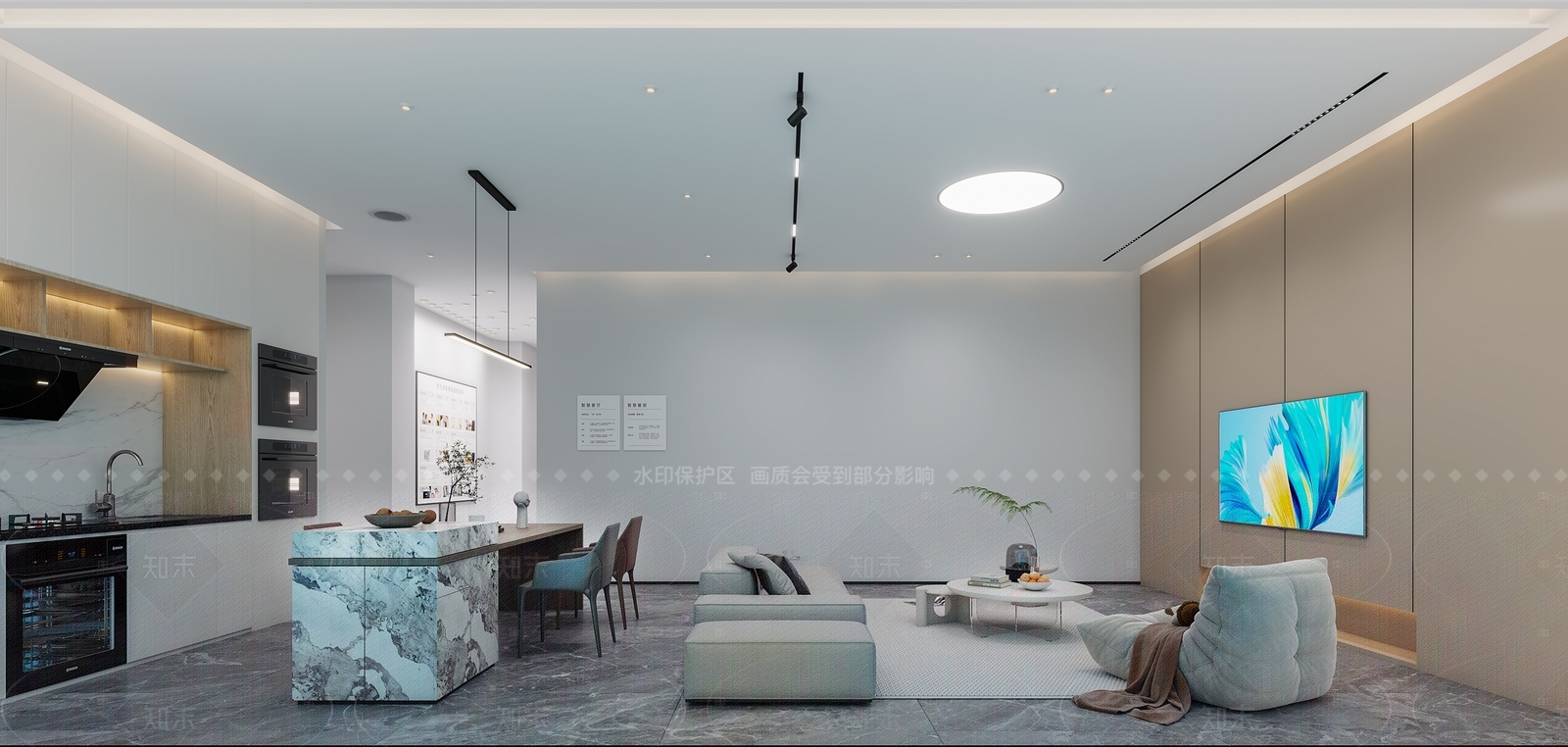 现代电气展厅3D模型下载【ID:1157953643】