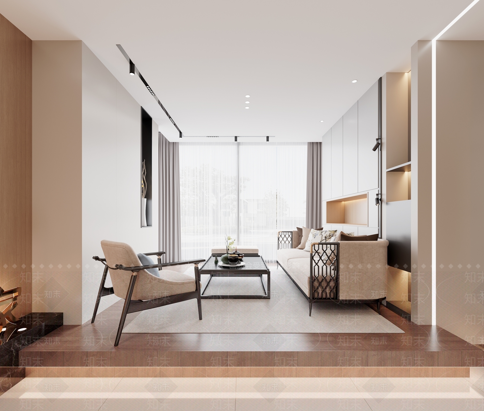 现代装饰设计公司3D模型下载【ID:1157957052】