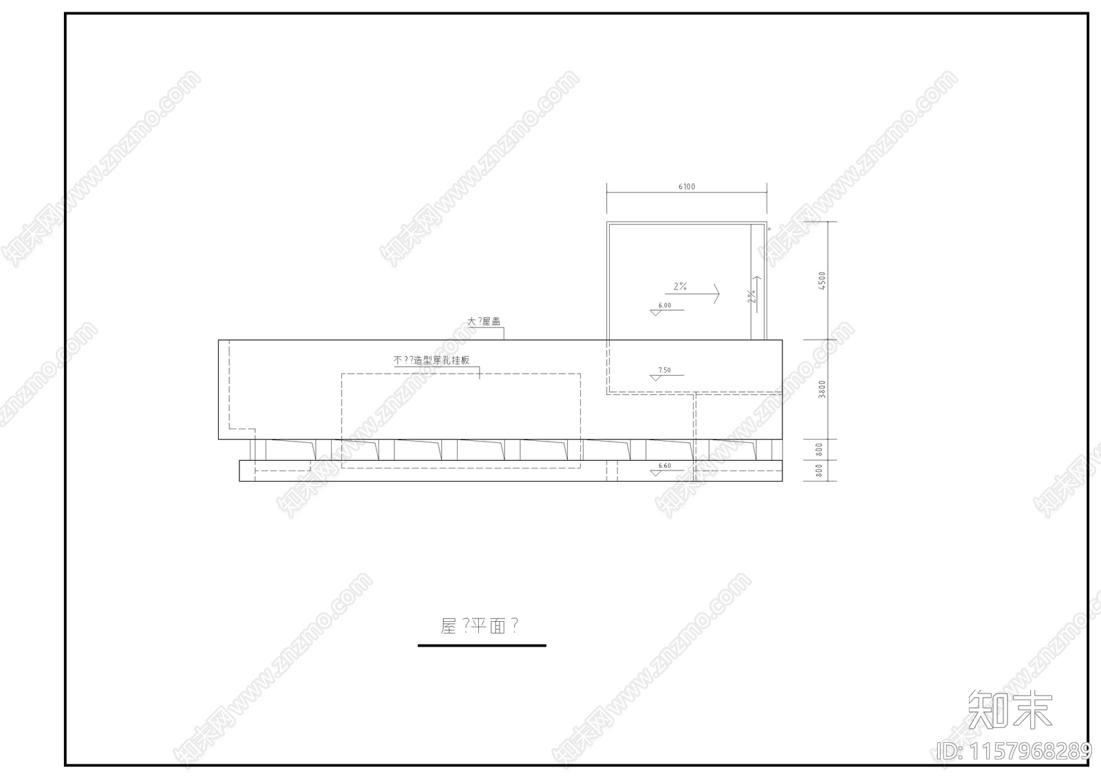 工业园大门cad施工图下载【ID:1157968289】