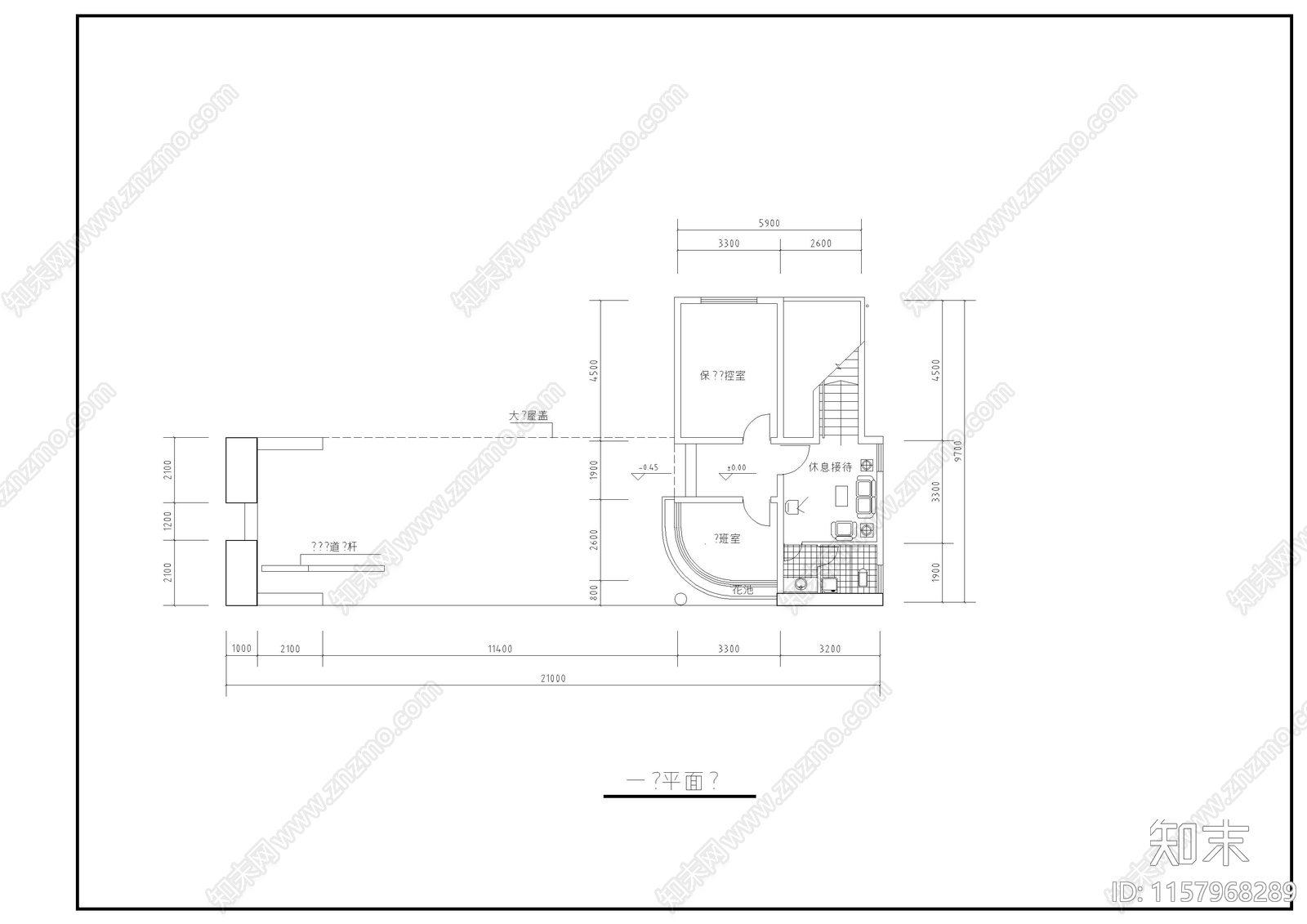 工业园大门cad施工图下载【ID:1157968289】