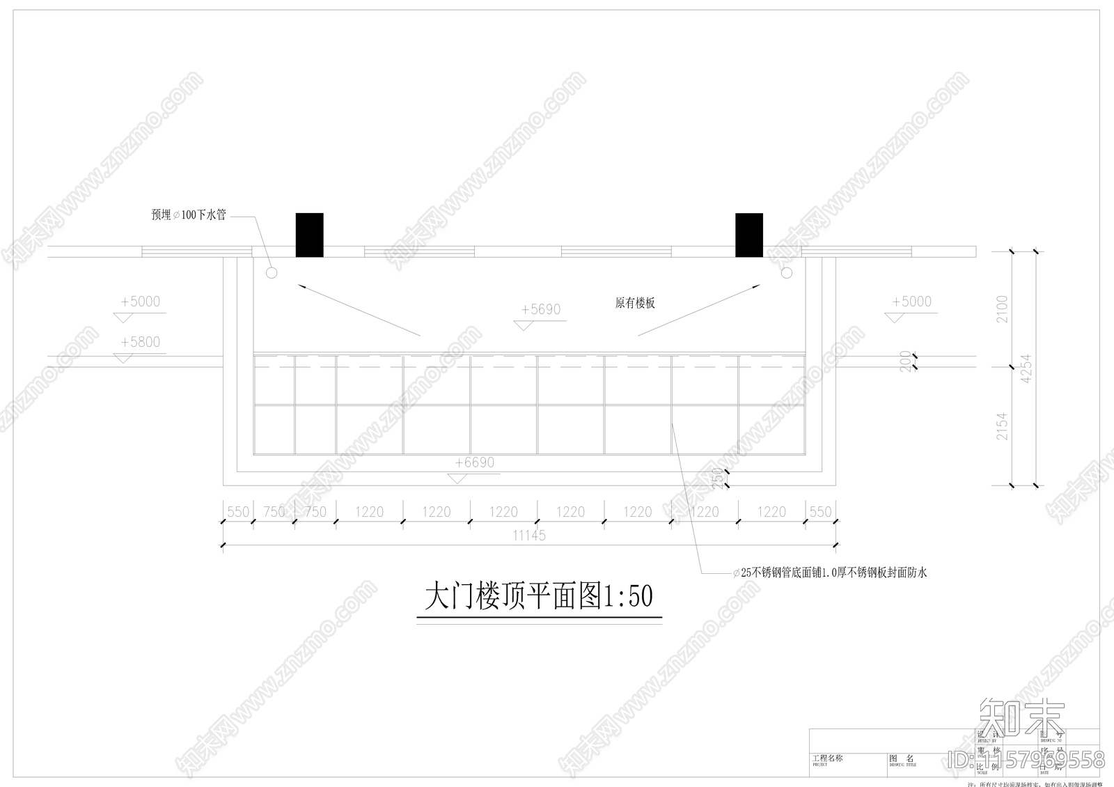 邮电大楼门cad施工图下载【ID:1157969558】