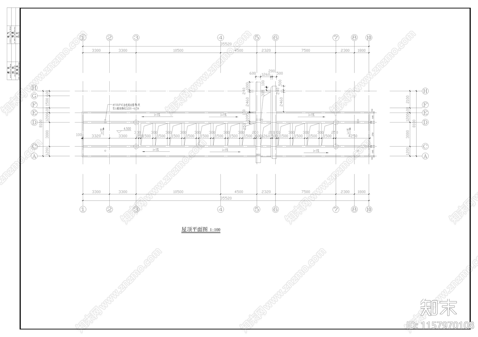 中学大门cad施工图下载【ID:1157970108】