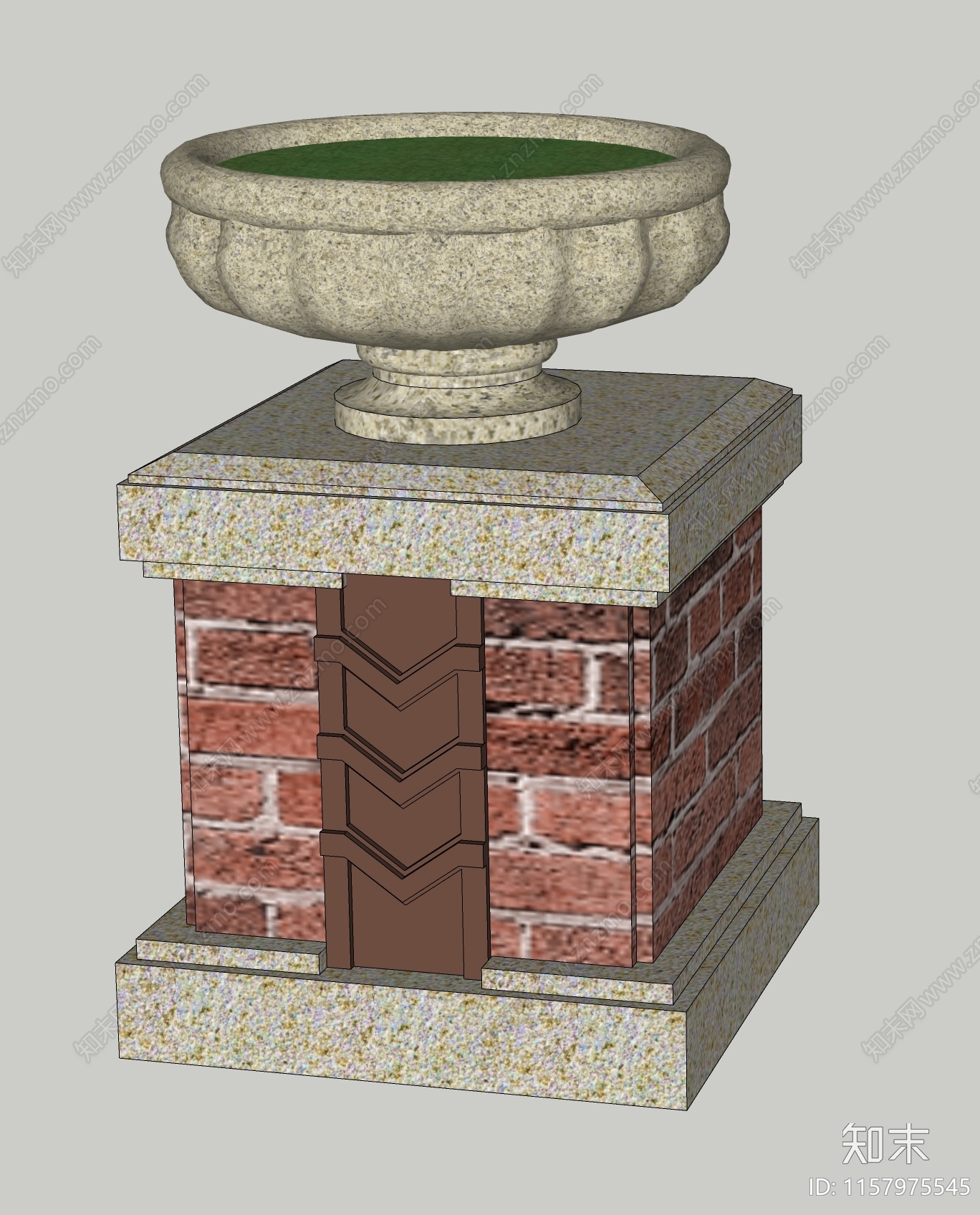 花钵详图cad施工图下载【ID:1157975545】