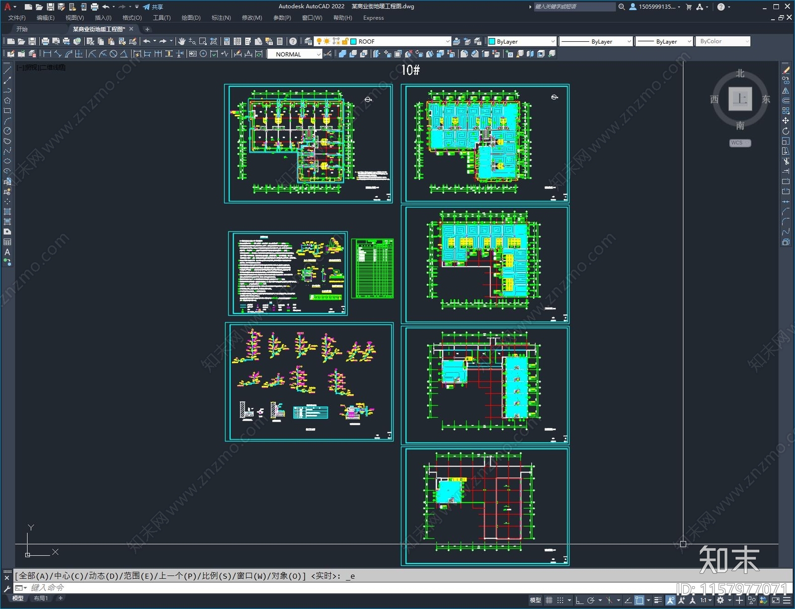 某商业街地暖工程图施工图下载【ID:1157977071】