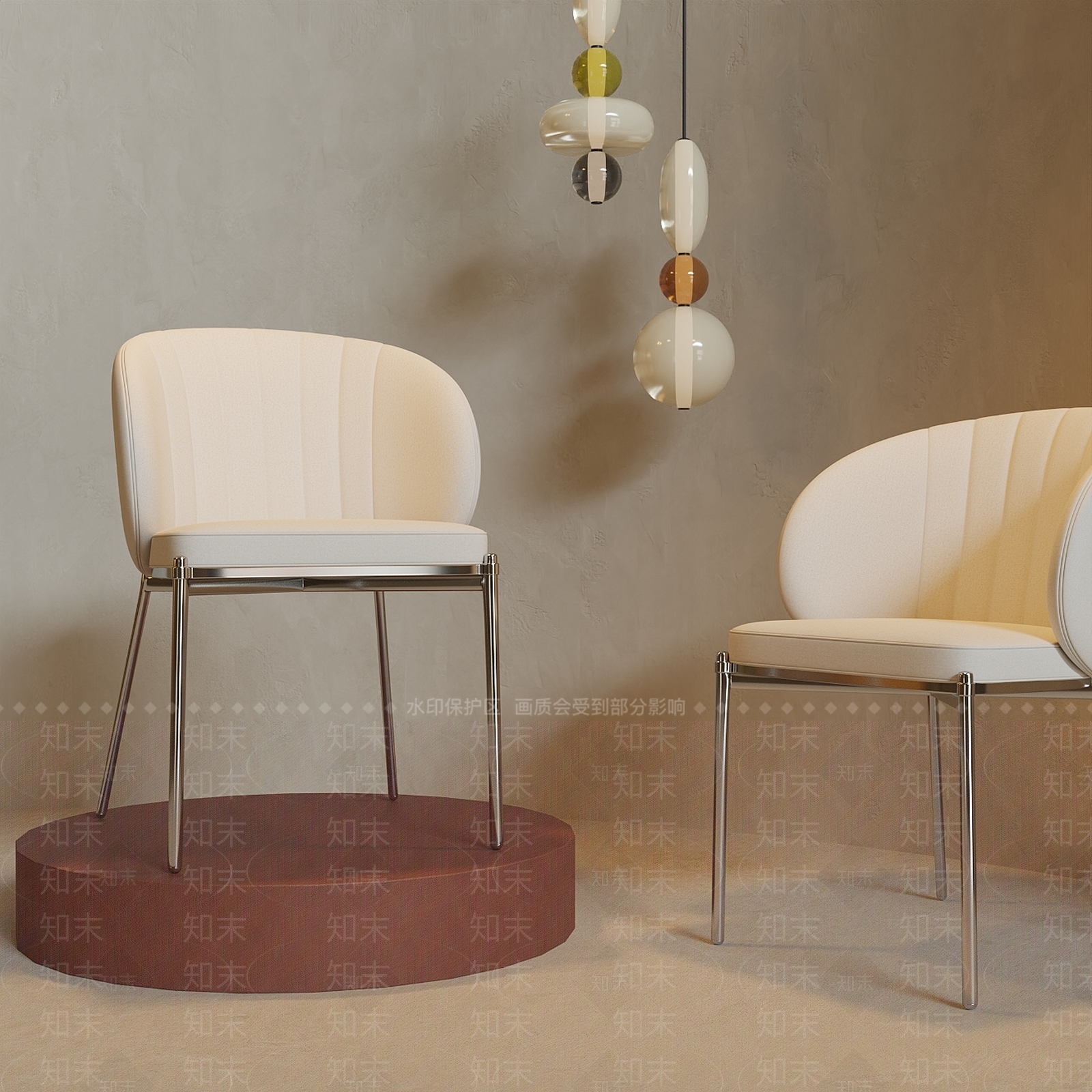 现代椅子3D模型下载【ID:1157982424】