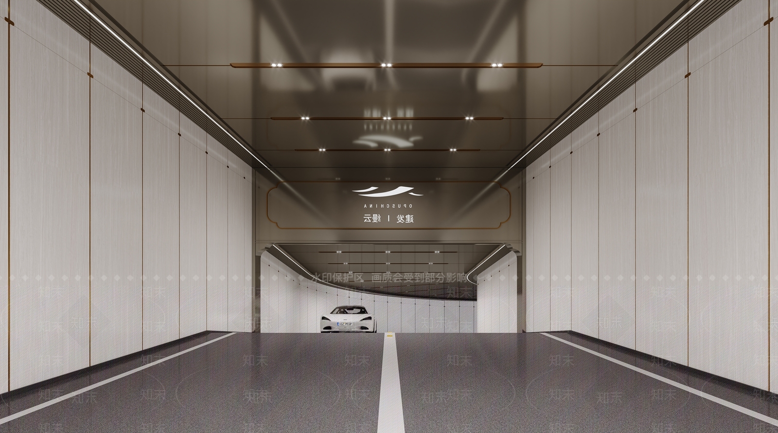 现代车库入口3D模型下载【ID:1157984681】