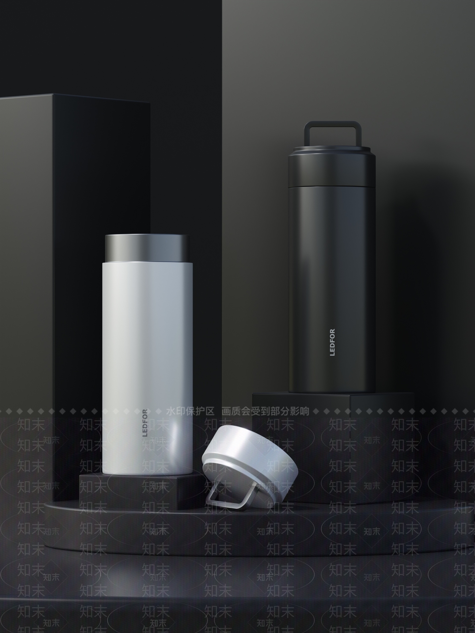 保温杯3D模型下载【ID:1157985588】