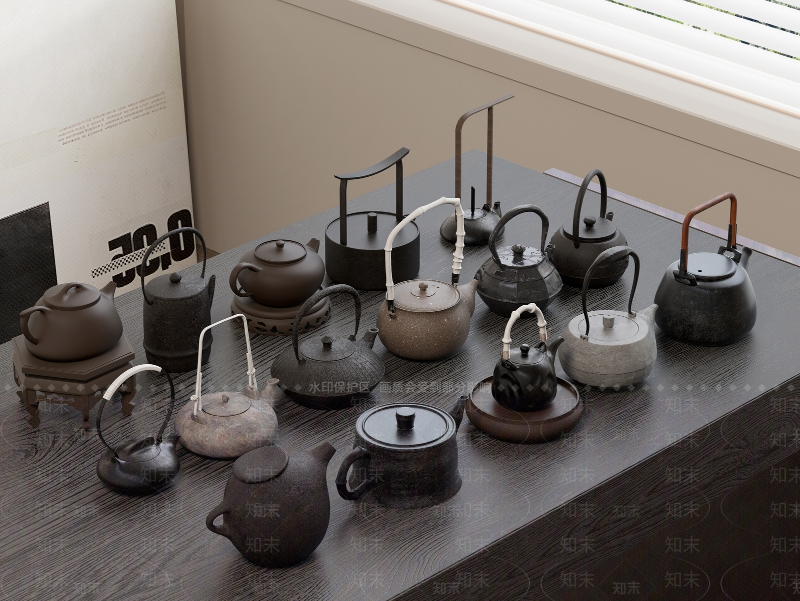 茶壶SU模型下载【ID:1157986483】
