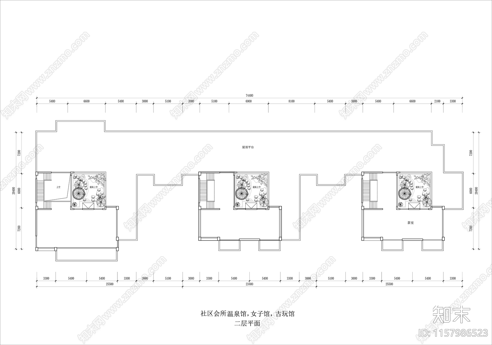 娱乐会所平面图cad施工图下载【ID:1157986523】