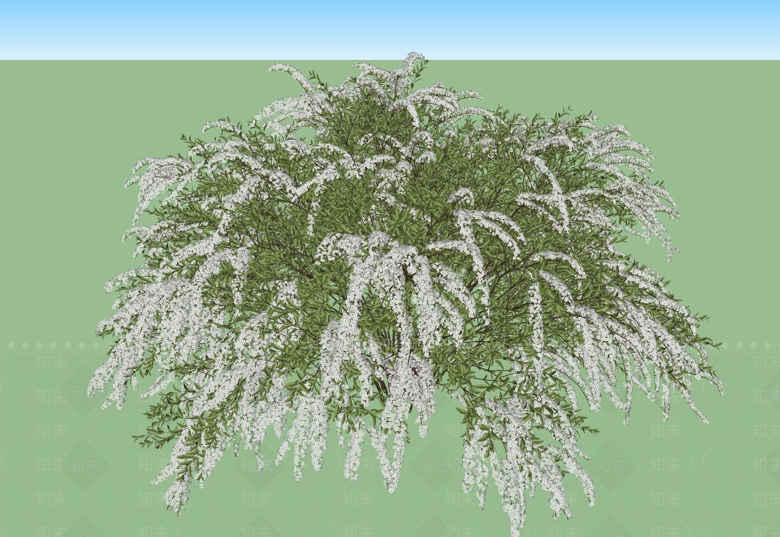 喷雪花SU模型下载【ID:1157989611】