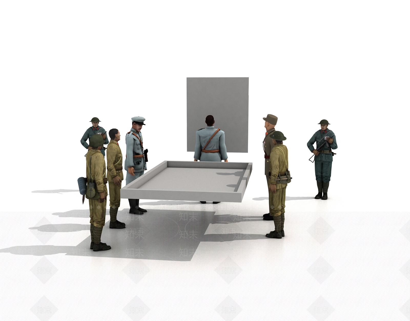 军阀3D模型下载【ID:1157991357】