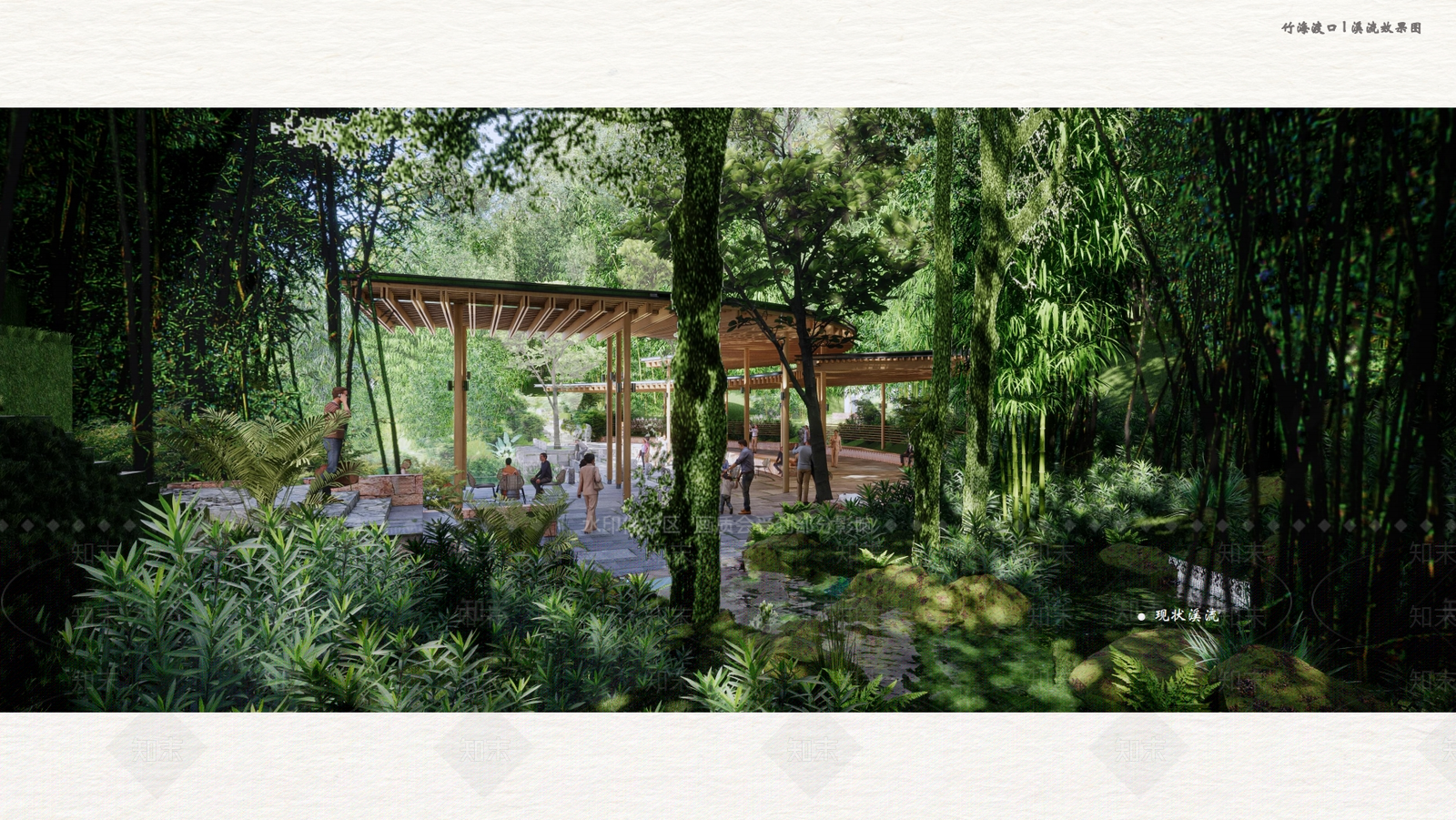 现代滨水弧形廊架SU模型下载【ID:1158007844】