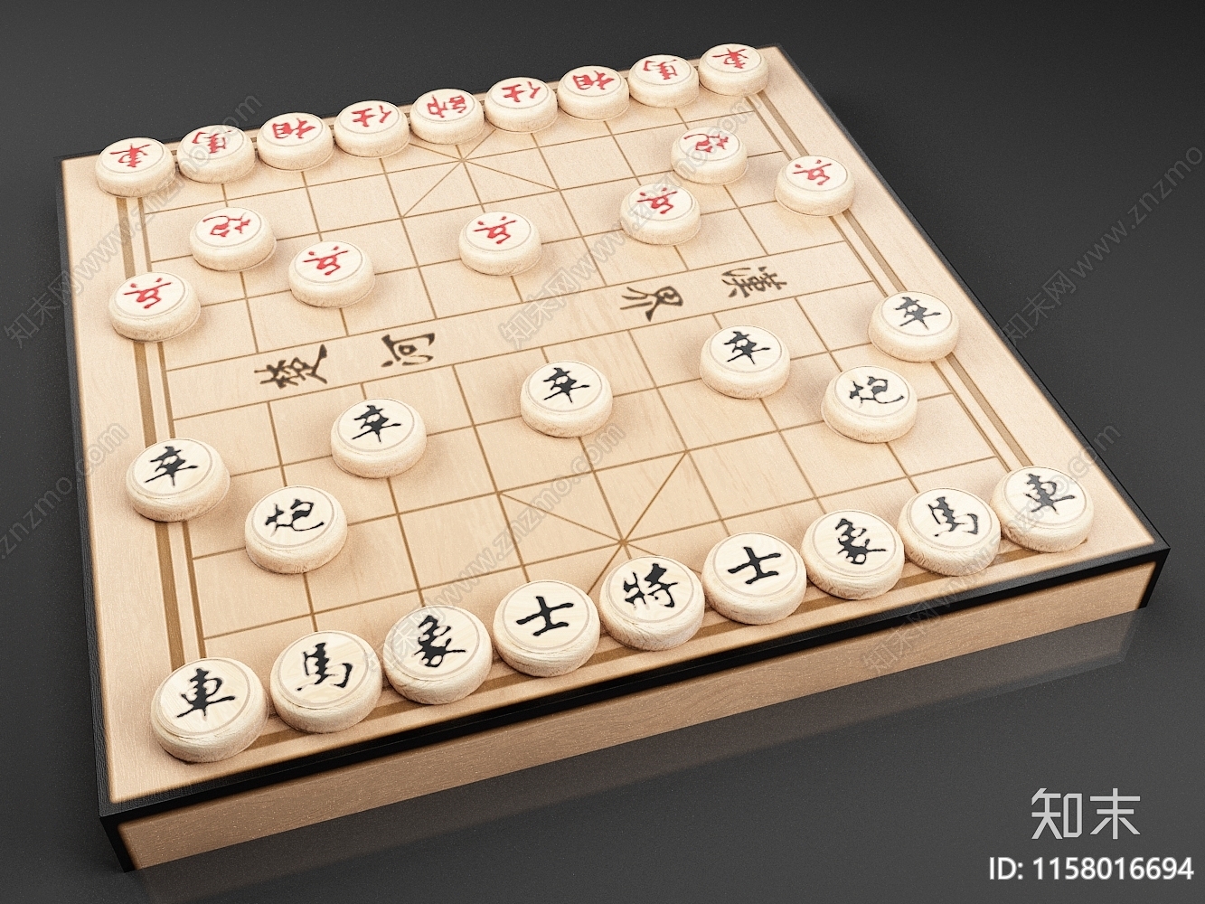 现代象棋3D模型下载【ID:1158016694】