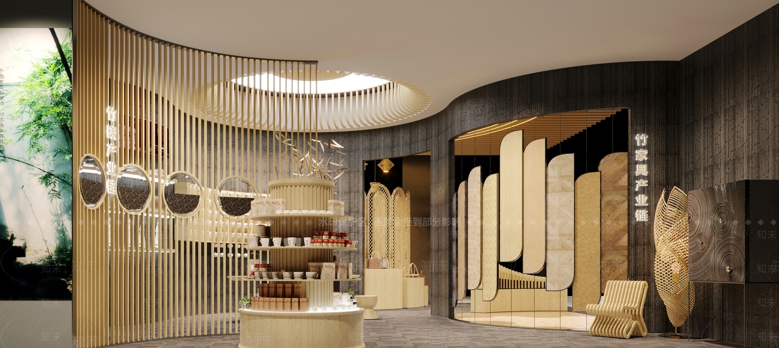 现代板材展会展示3D模型下载【ID:1158020534】