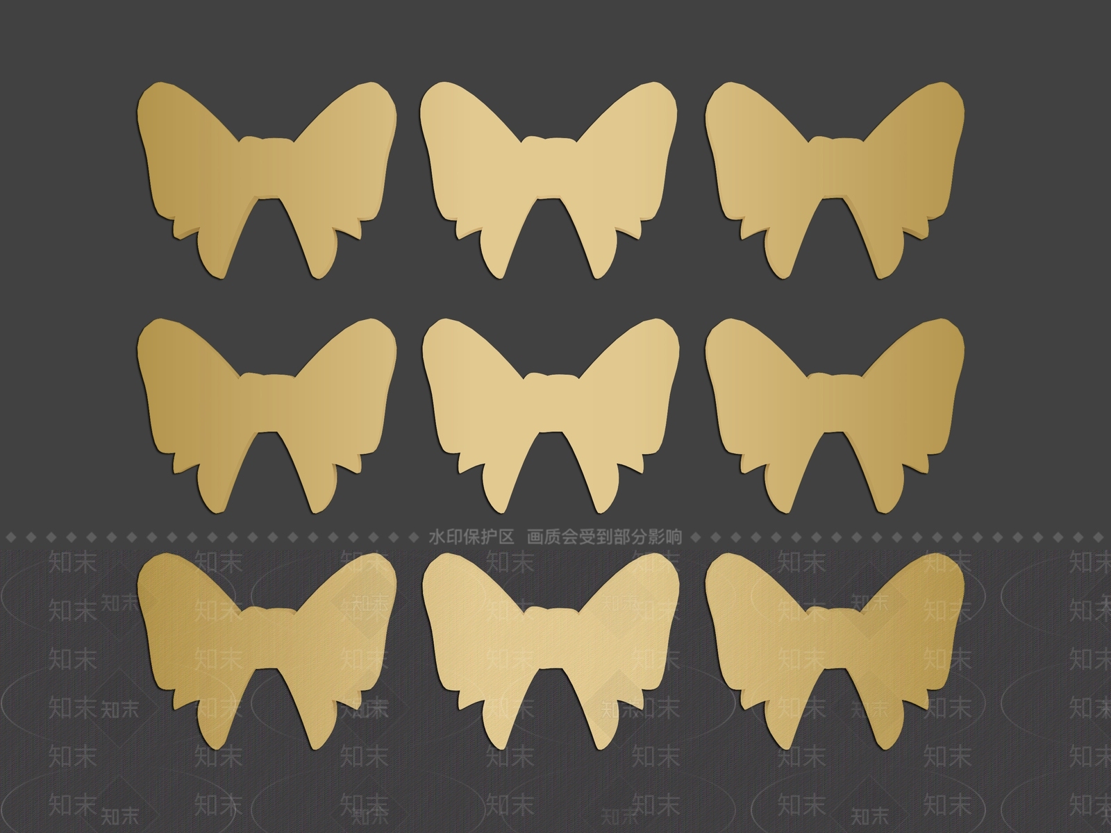 现代蝴蝶结SU模型下载【ID:1158025010】