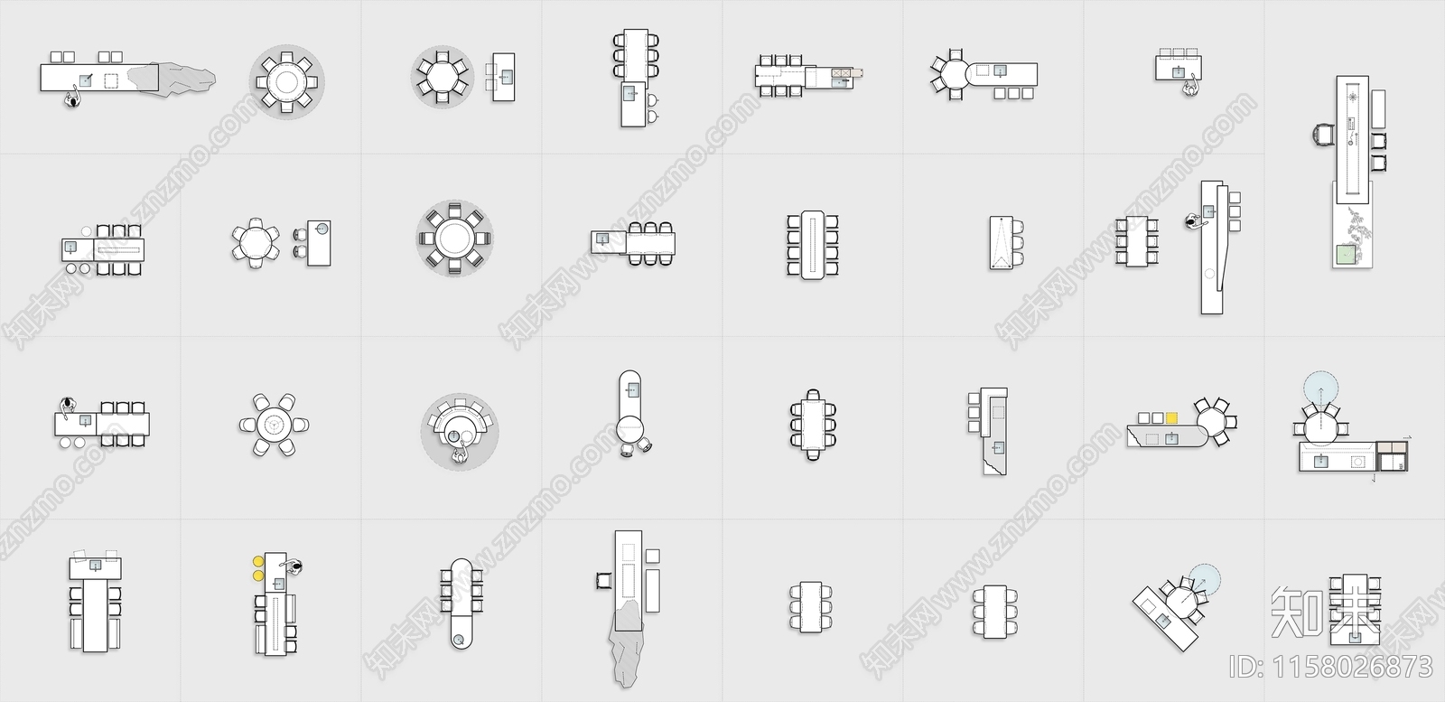 2024精选顶级平面优化博主专用图库施工图下载【ID:1158026873】