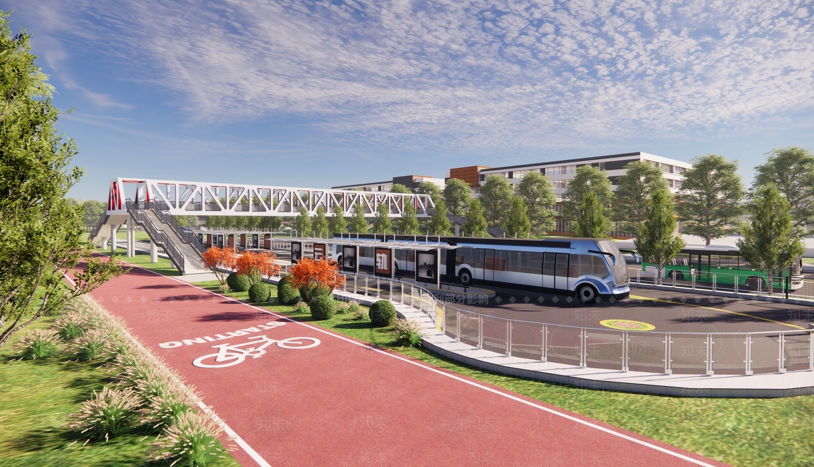 现代城市展台SU模型下载【ID:1158037929】