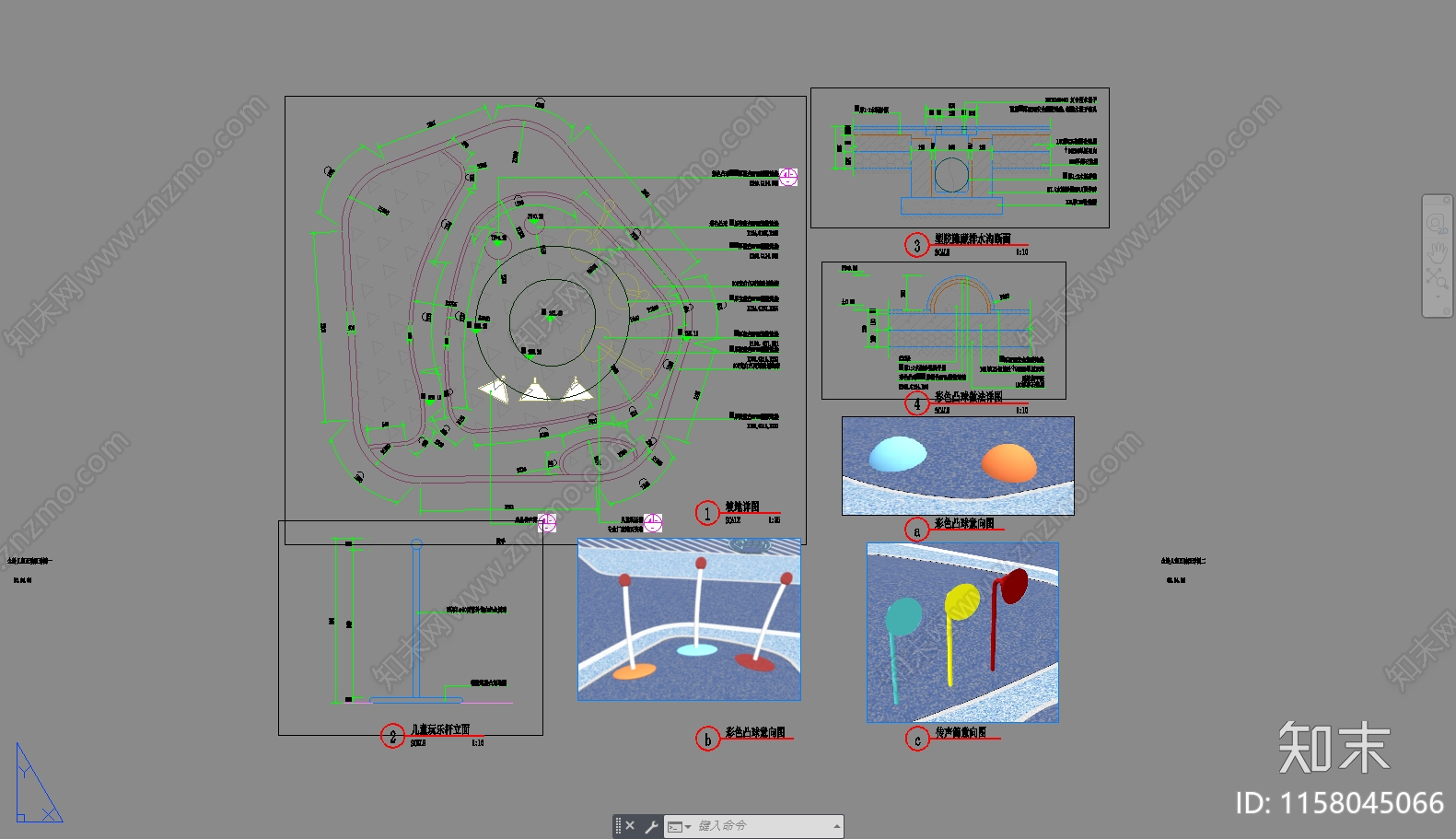 现代cad施工图下载【ID:1158045066】