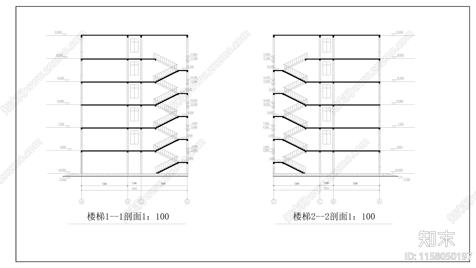 教学楼建筑结构毕业设计图纸施工图下载【ID:1158050197】