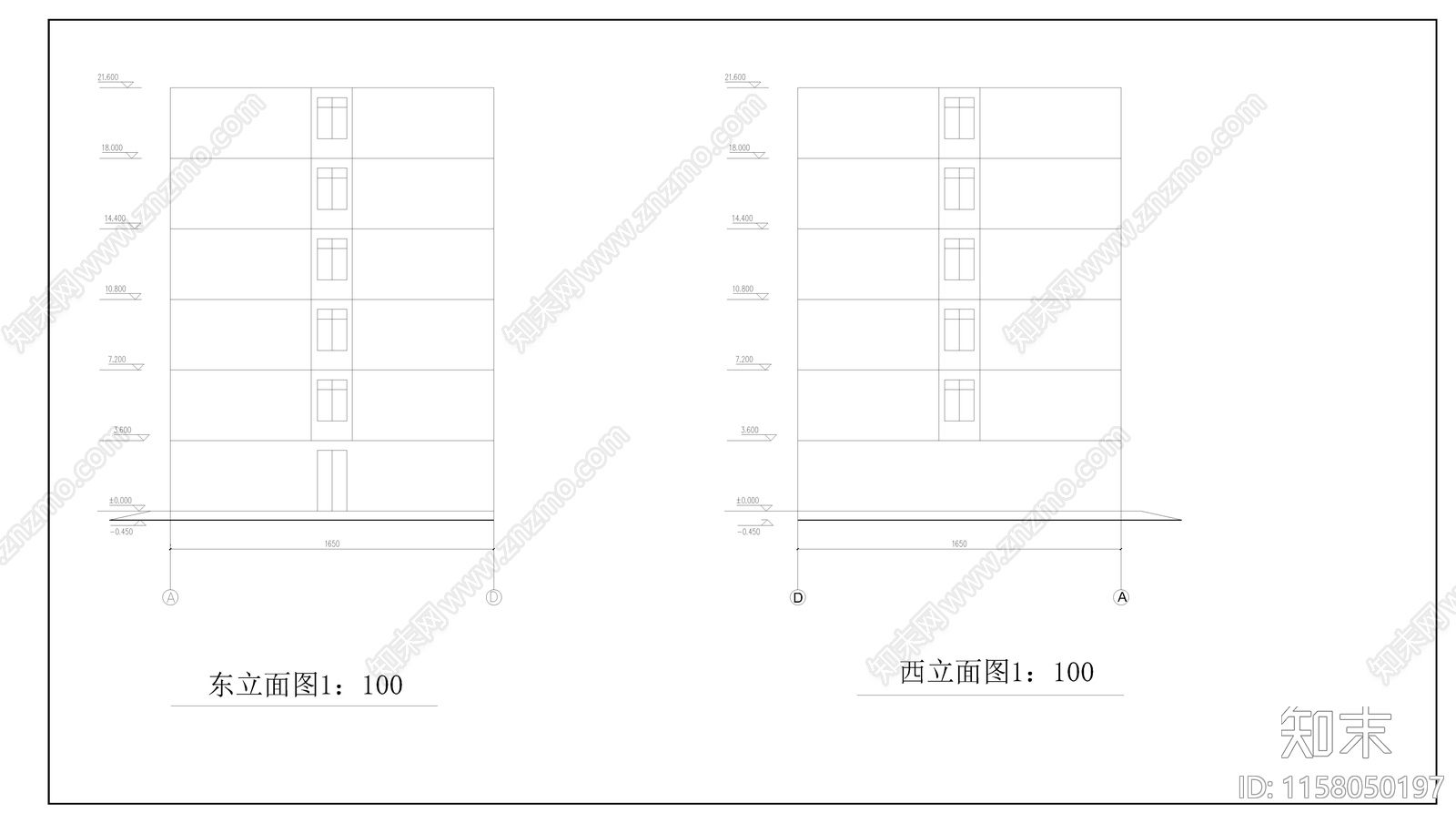 教学楼建筑结构毕业设计图纸施工图下载【ID:1158050197】