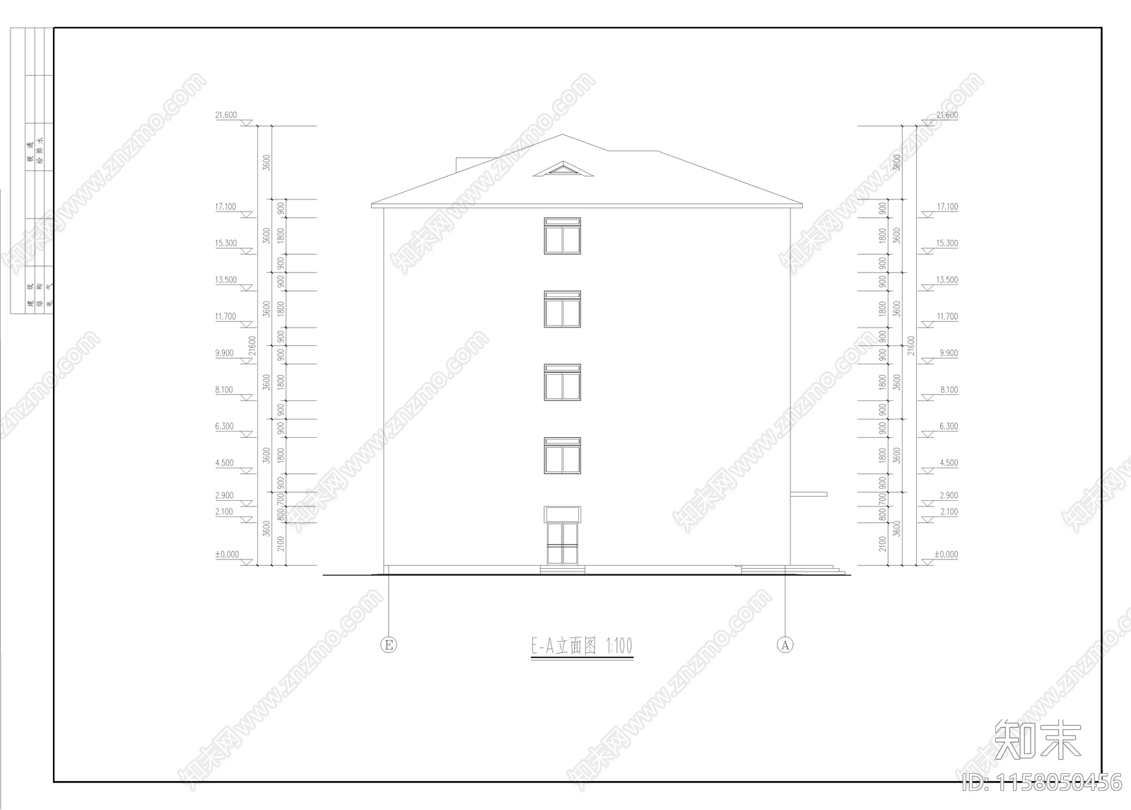 教学楼建筑结构毕业设计图纸施工图下载【ID:1158050456】