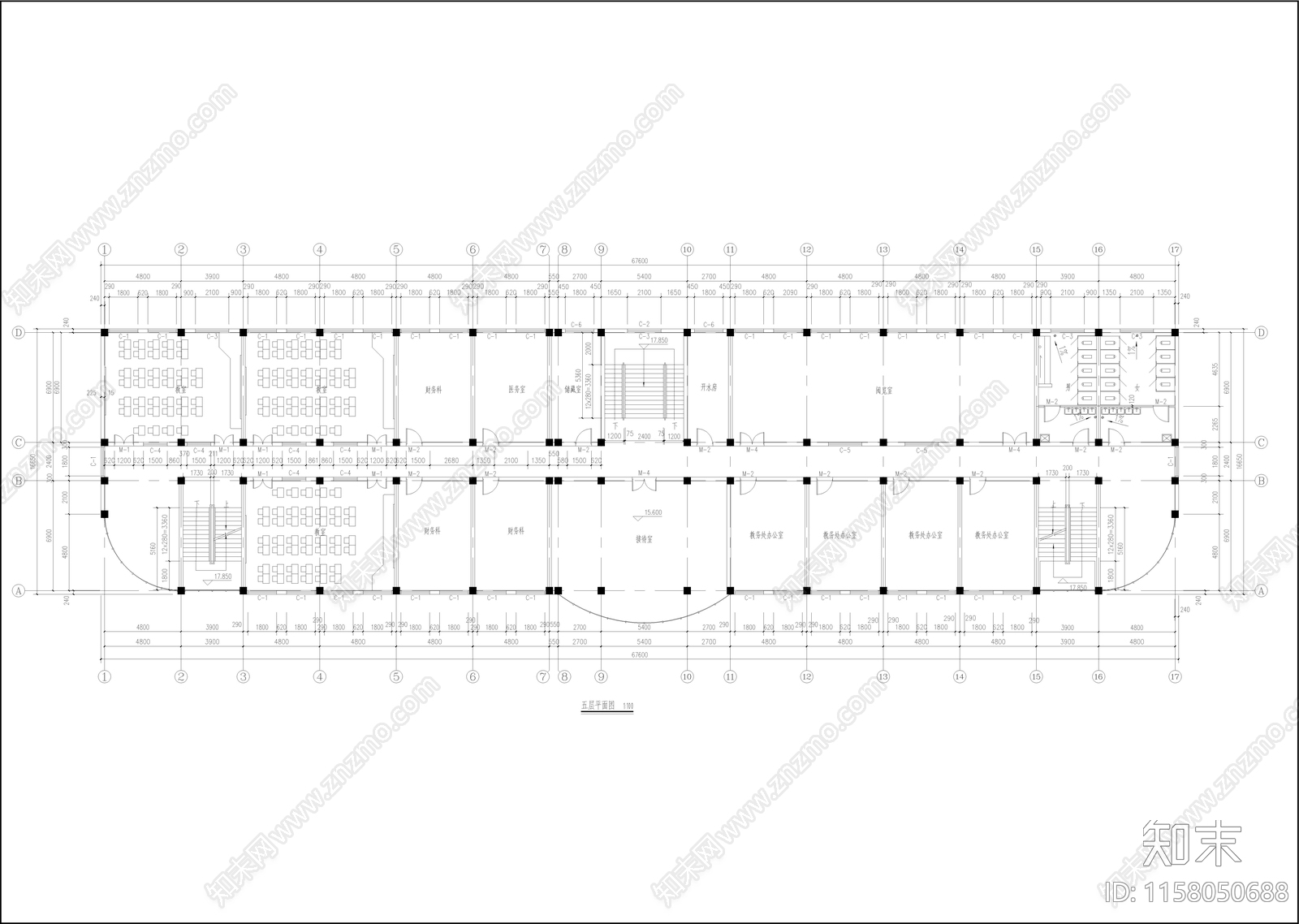 教学楼建筑结构毕业设计图纸施工图下载【ID:1158050688】