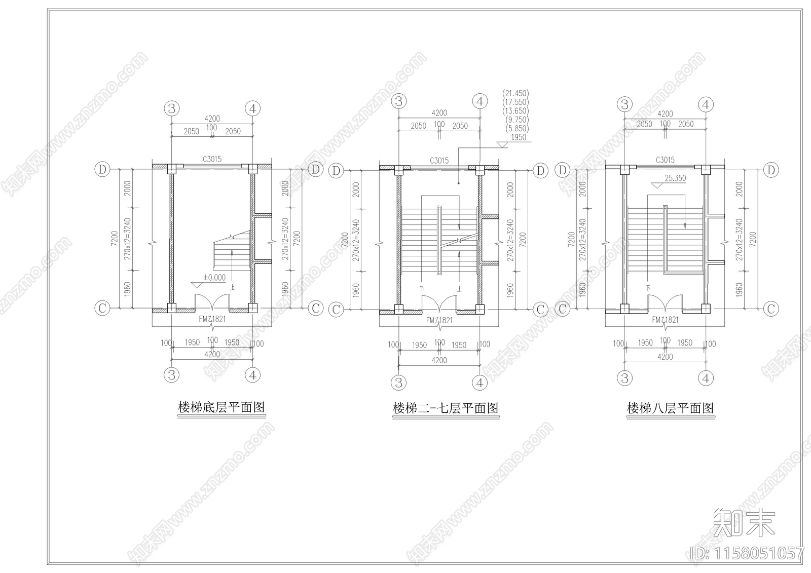 教学楼建筑结构毕业设计图纸施工图下载【ID:1158051057】