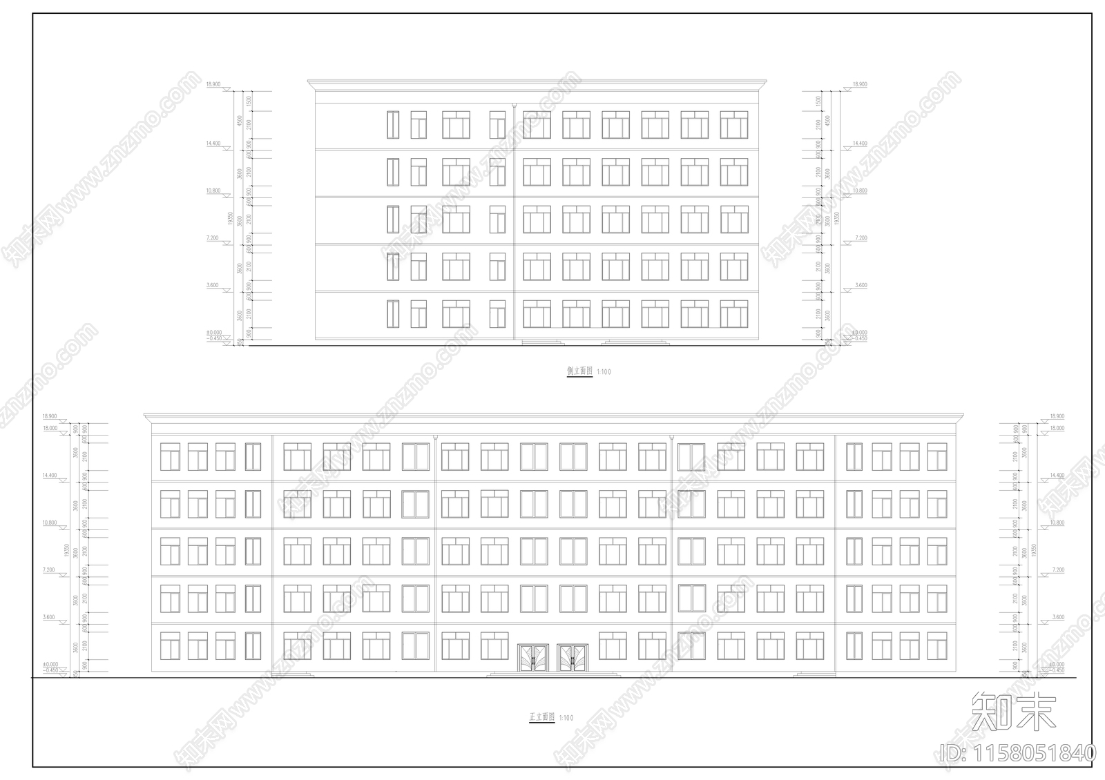 教学楼建筑结构毕业设计图纸施工图下载【ID:1158051840】