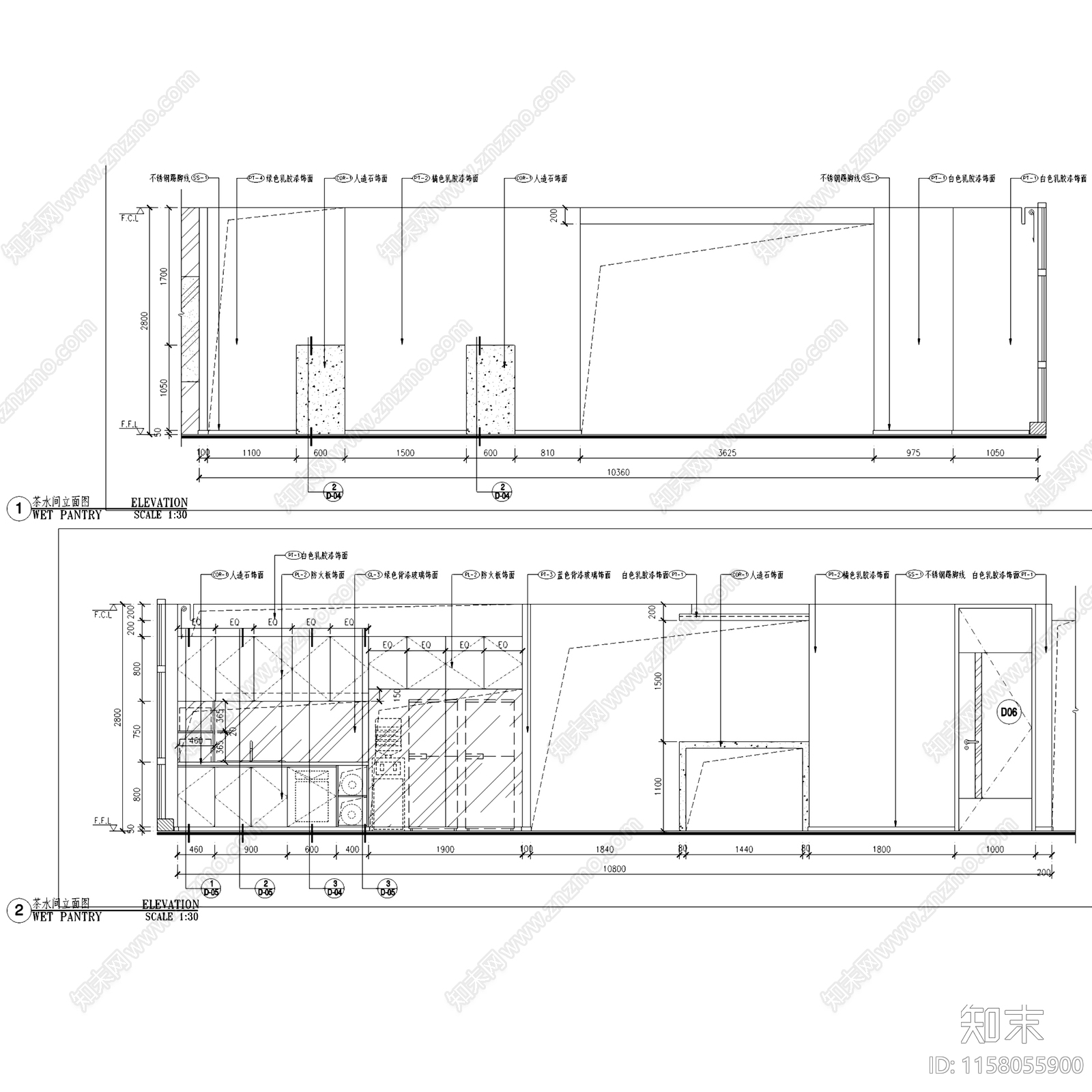 现代简约成都天府软件园戴尔办公室室内工装施工图下载【ID:1158055900】