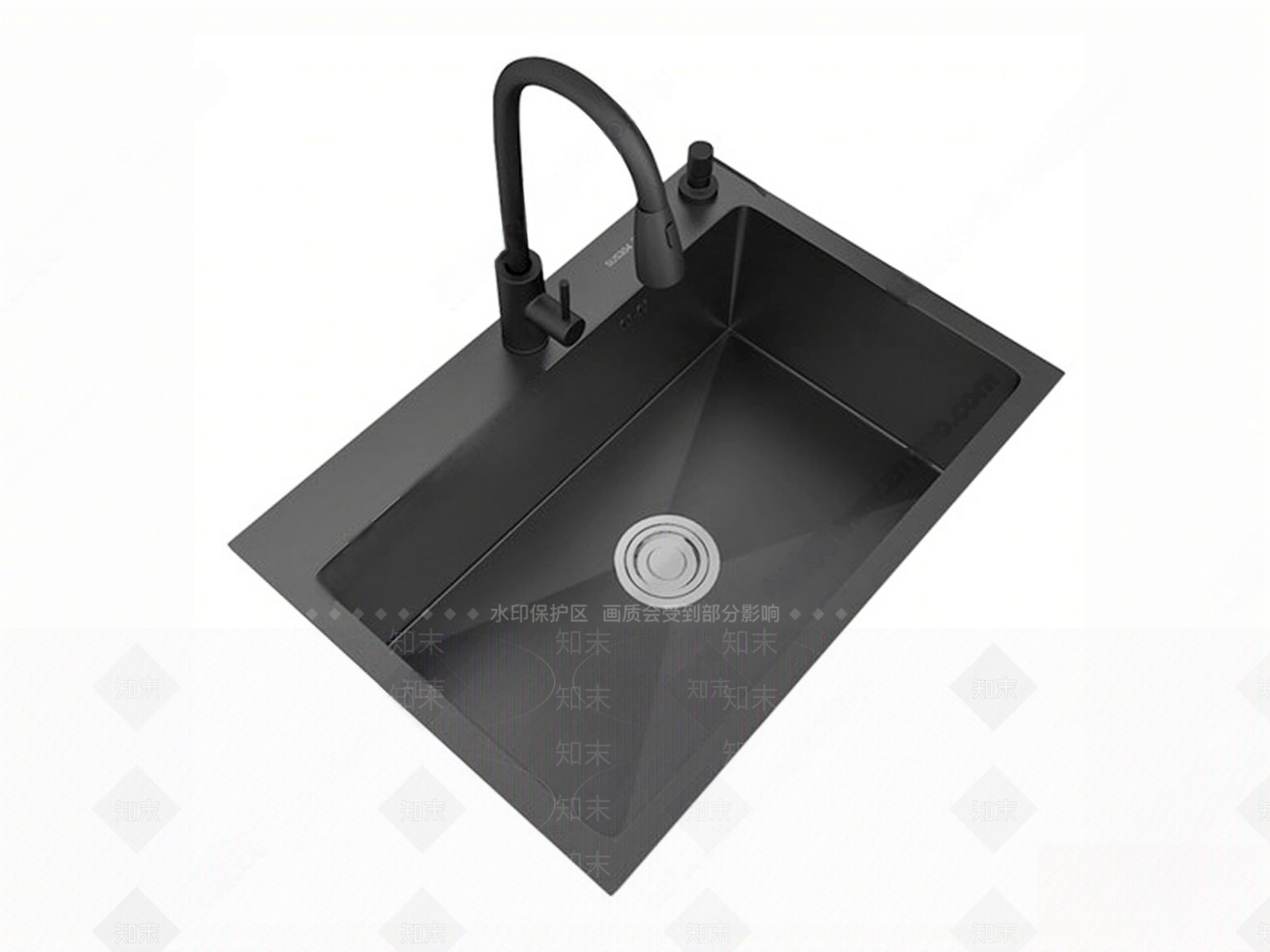现代水槽3D模型下载【ID:1158157036】
