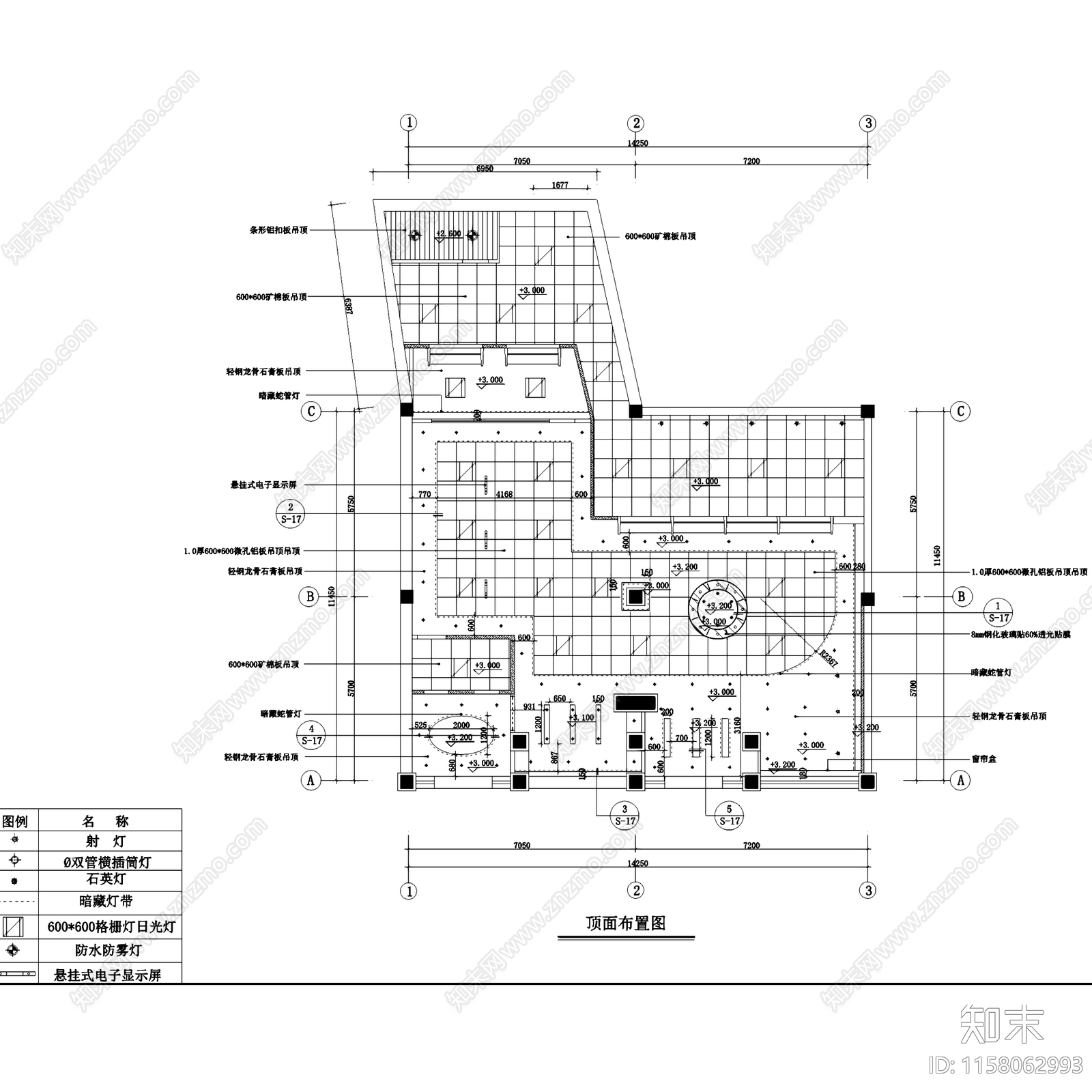 建设银行喀什分行营业厅室内装饰施工图下载【ID:1158062993】