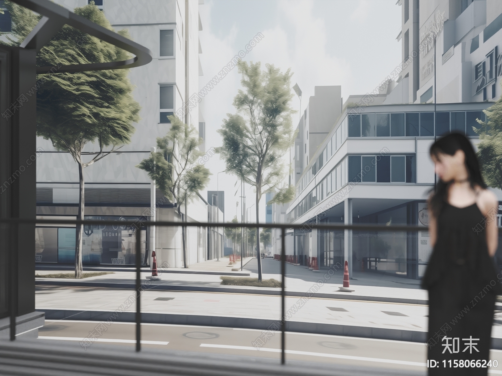 小区景观贴图下载【ID:1158066240】