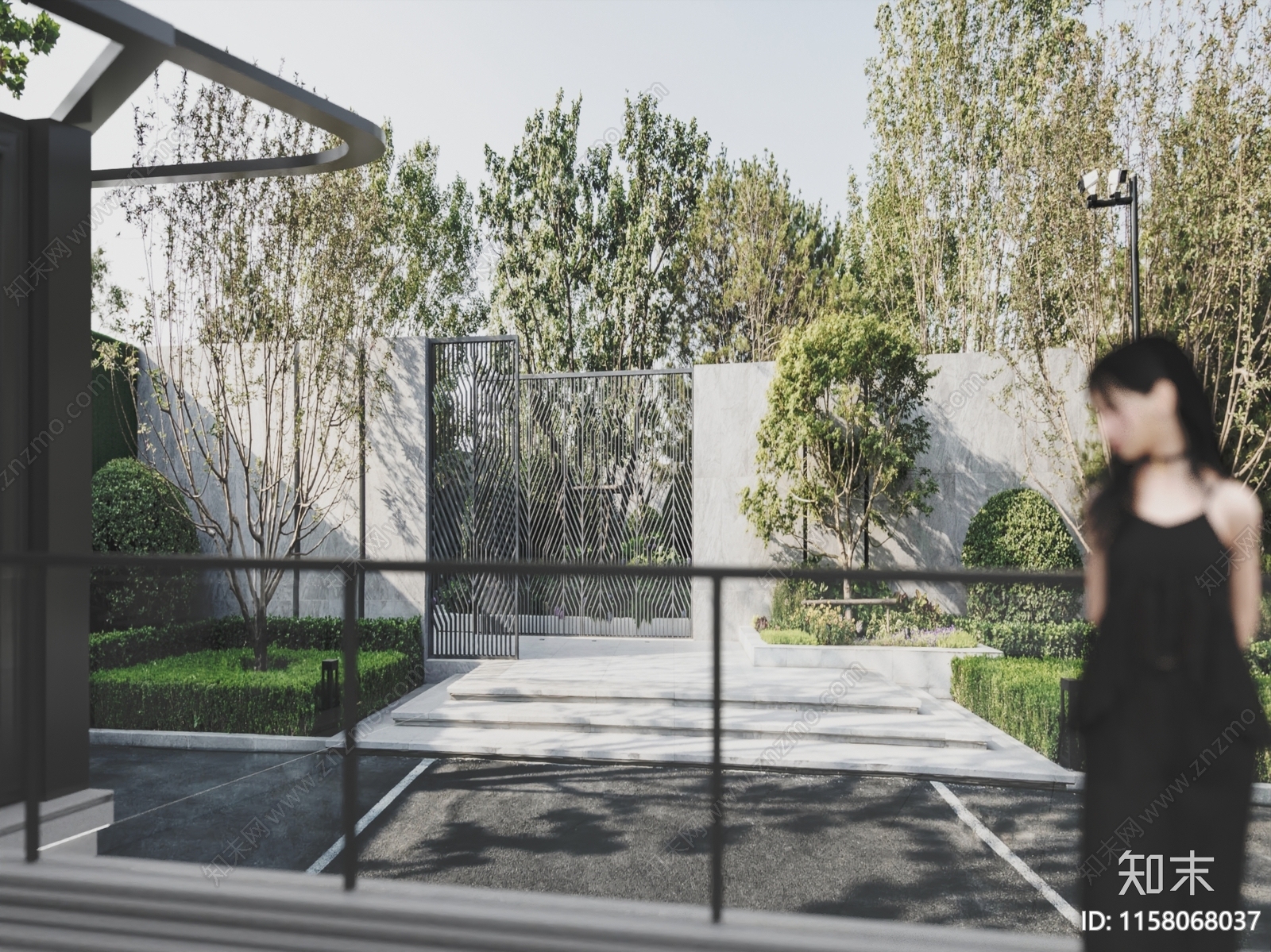 庭院外景贴图下载【ID:1158068037】
