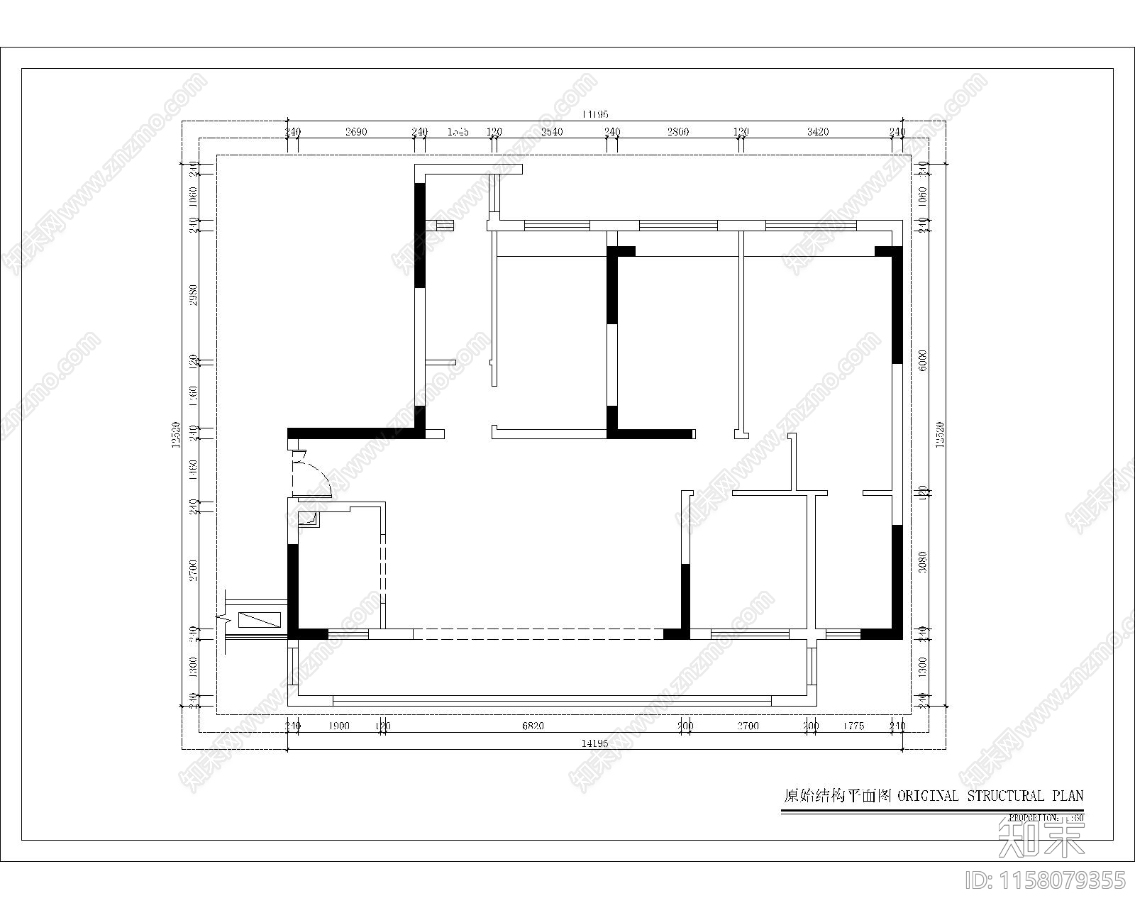 145m²大平层改名宿cad施工图下载【ID:1158079355】