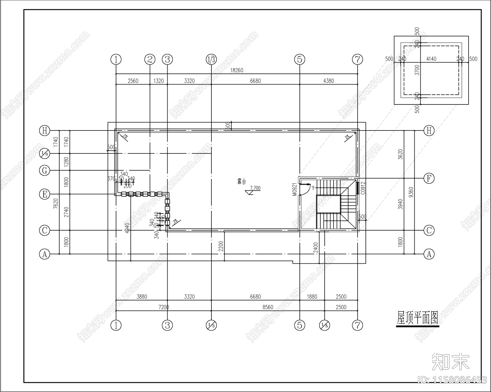 现代自建房cad施工图下载【ID:1158086453】