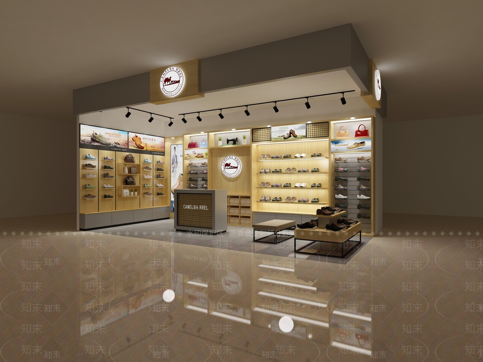 现代鞋店3D模型下载【ID:1158087927】