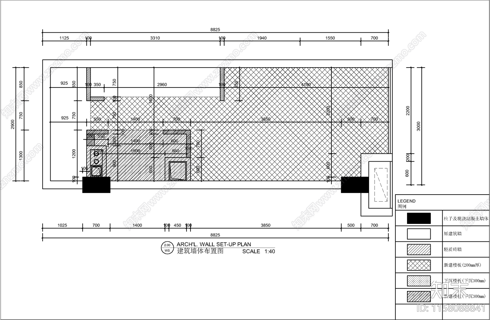 日式公寓室内装修设计施工图下载【ID:1158088841】