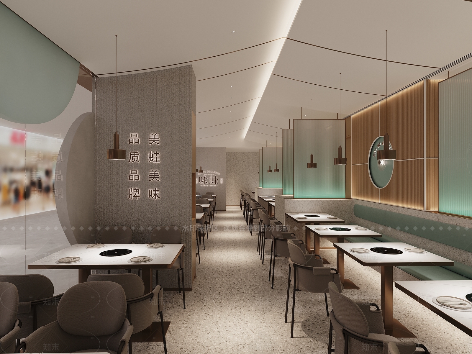 现代火锅店3D模型下载【ID:1214570100】