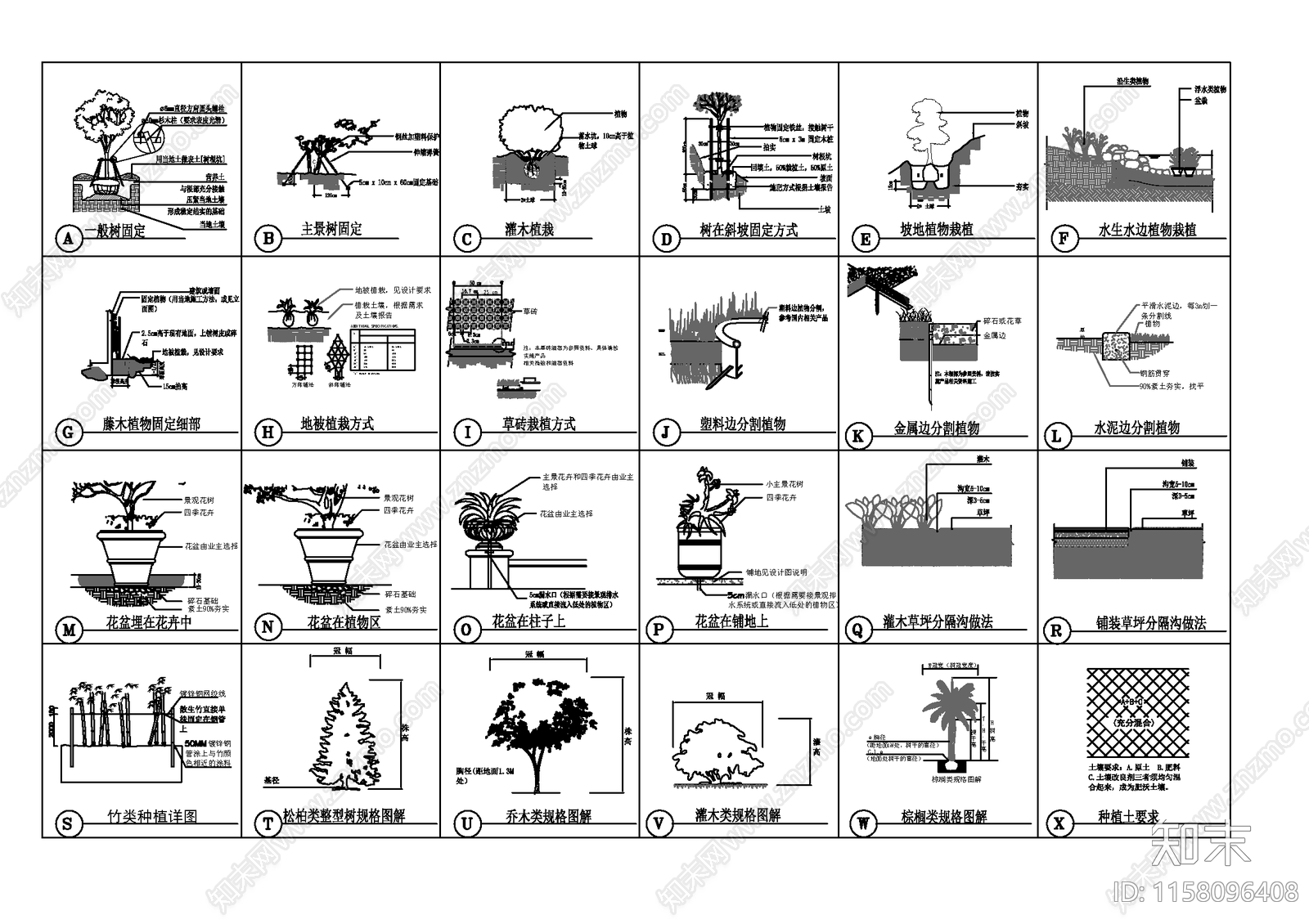 种植固定施工大样施工图下载【ID:1158096408】