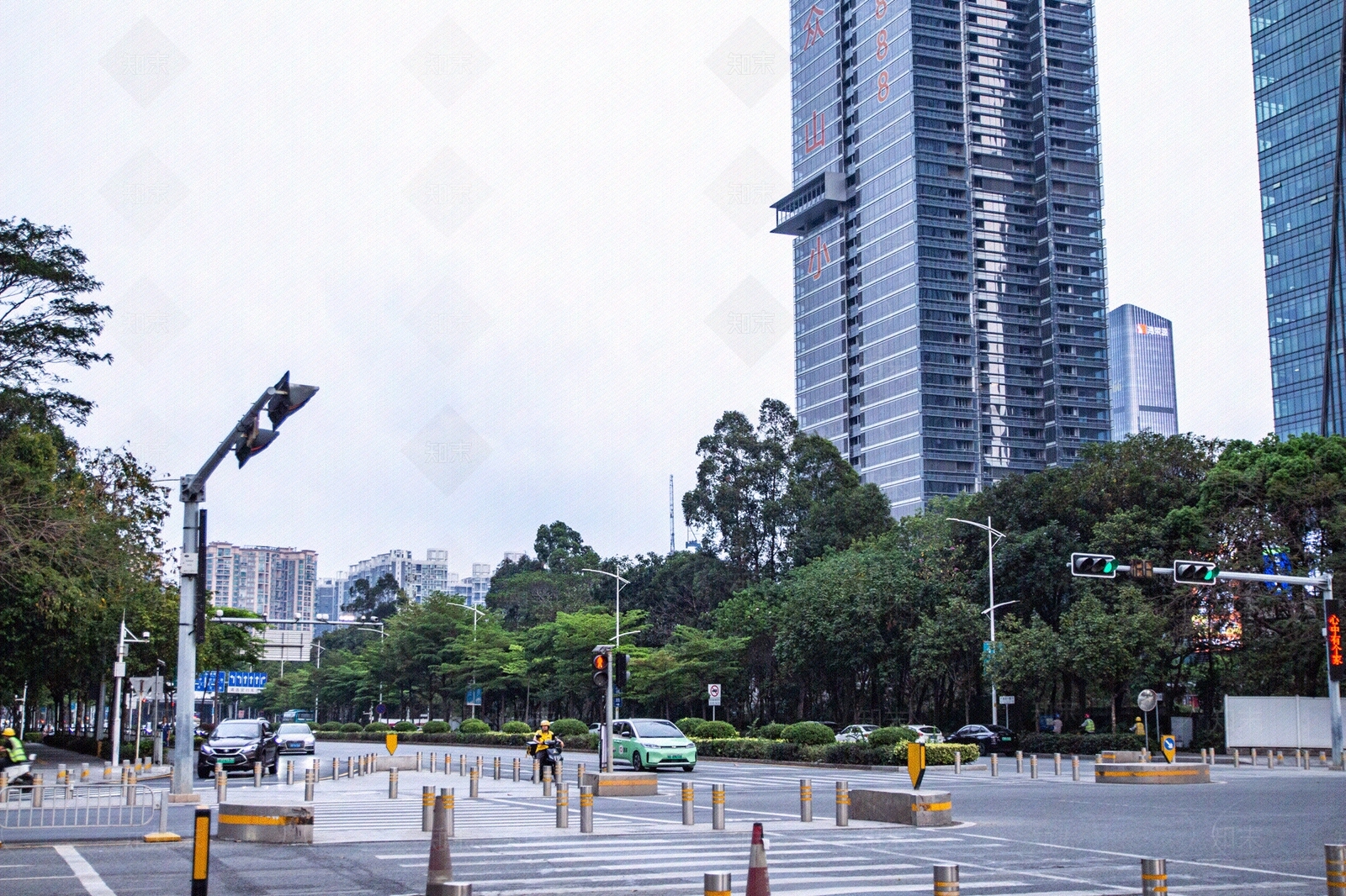 白天城市街道外景贴图下载【ID:1158098808】