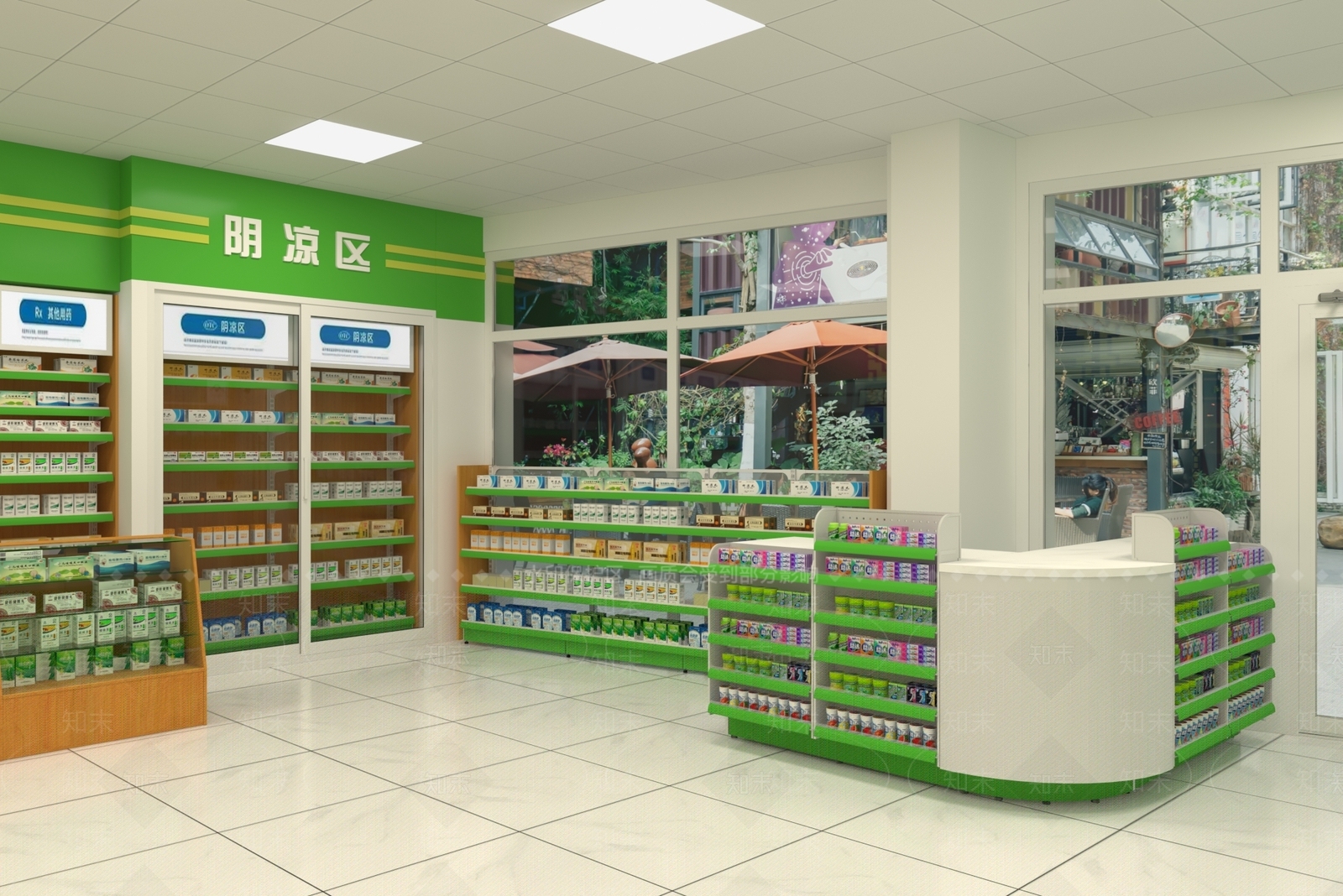 现代药店3D模型下载【ID:1158102883】