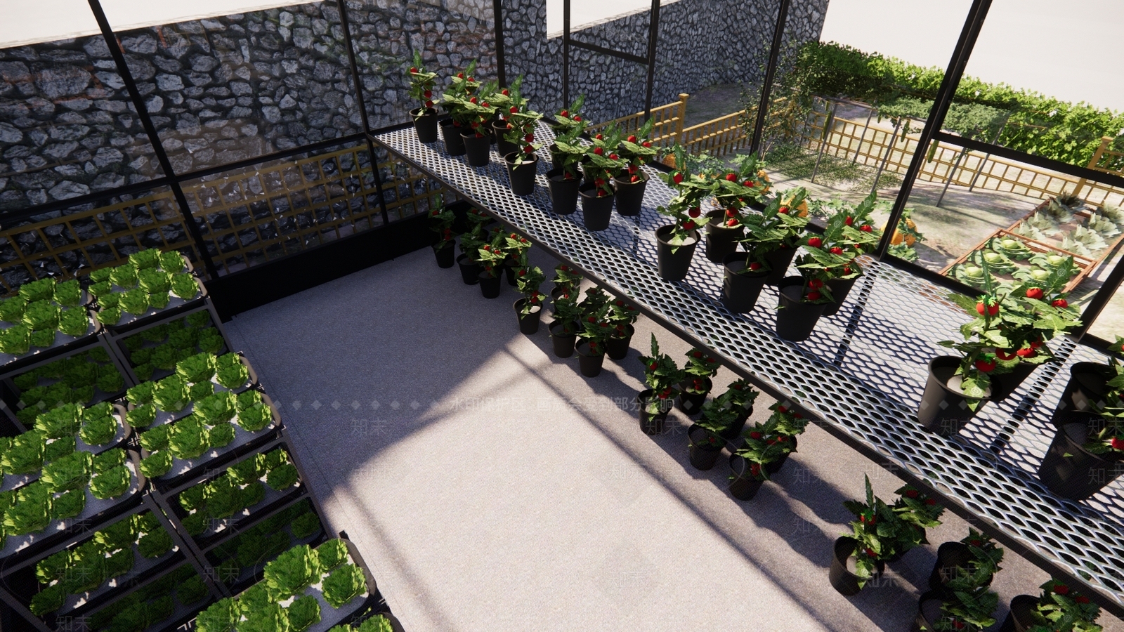 现代菜园SU模型下载【ID:1158106224】