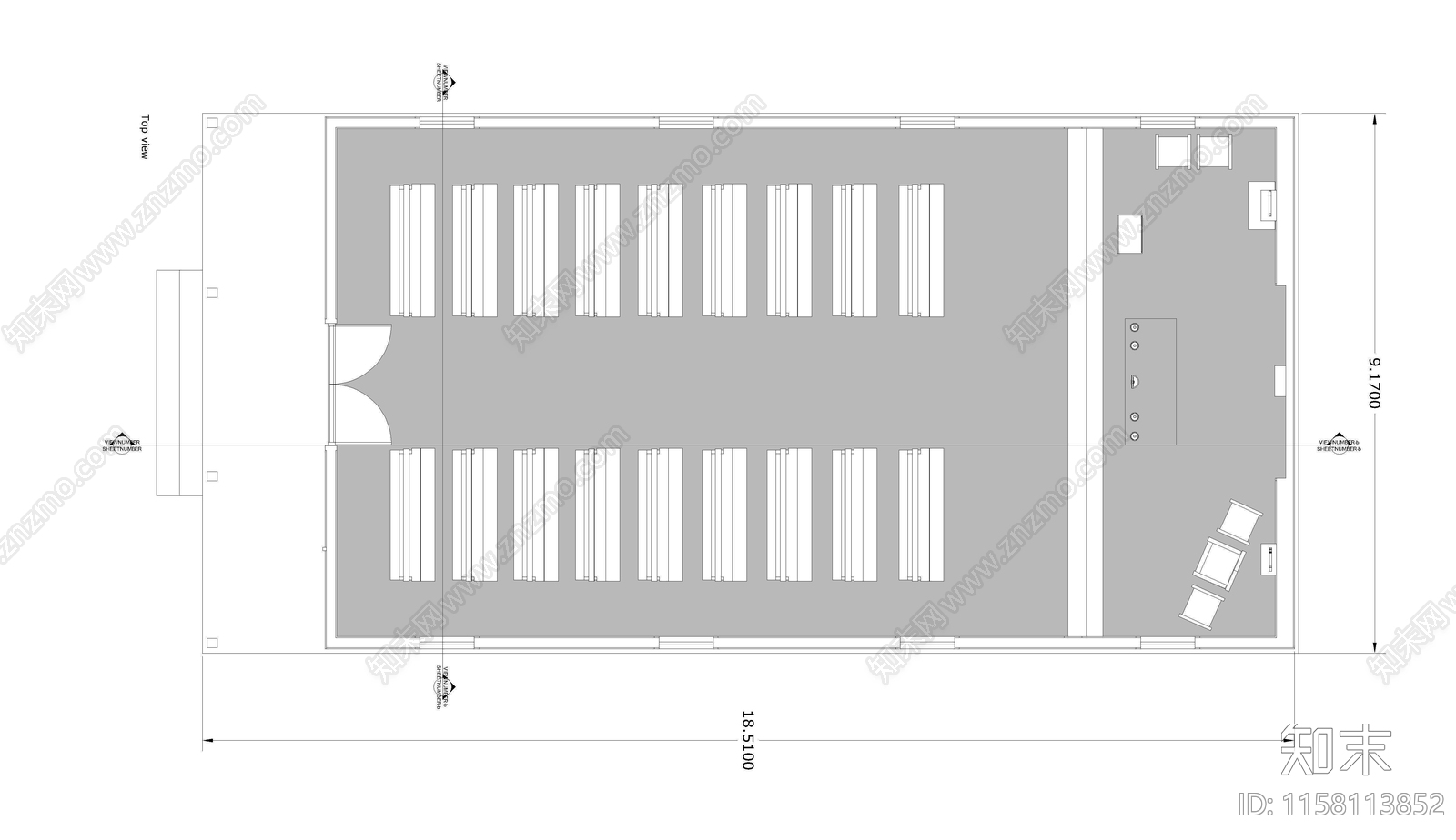 教堂图纸施工图下载【ID:1158113852】
