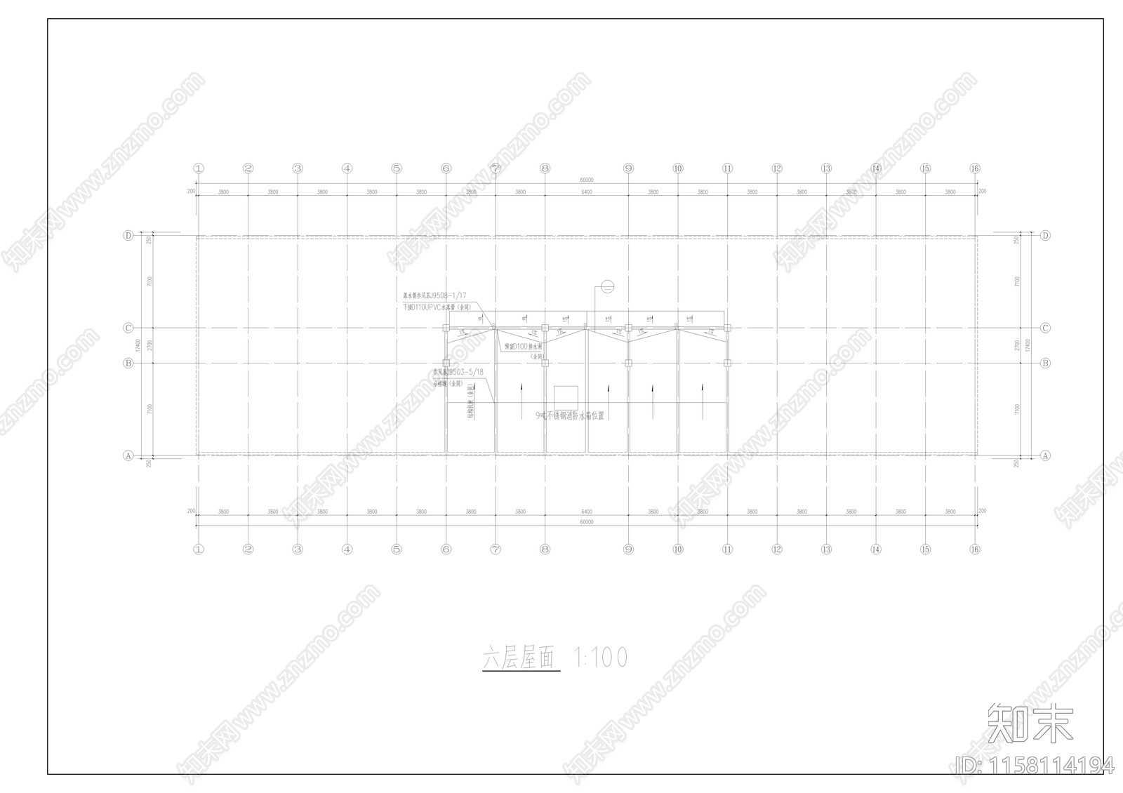 教学楼建筑毕业设计图cad施工图下载【ID:1158114194】