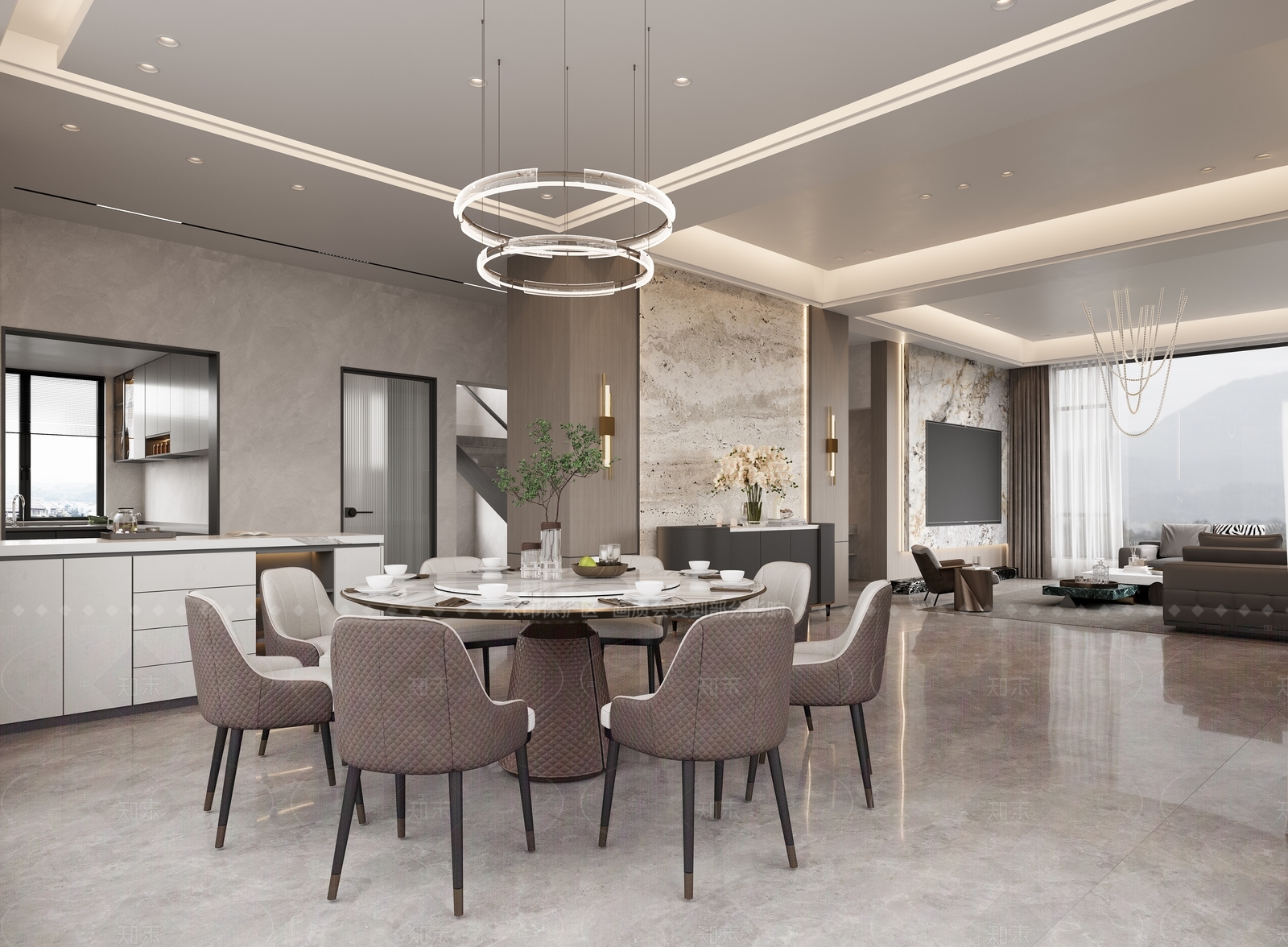 现代走廊3D模型下载【ID:1214570248】