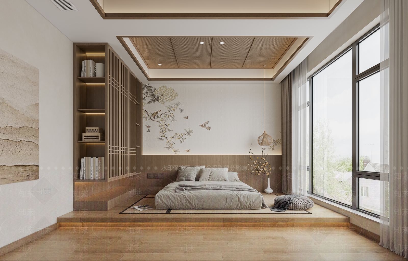 新中式民宿3D模型下载【ID:1158128851】